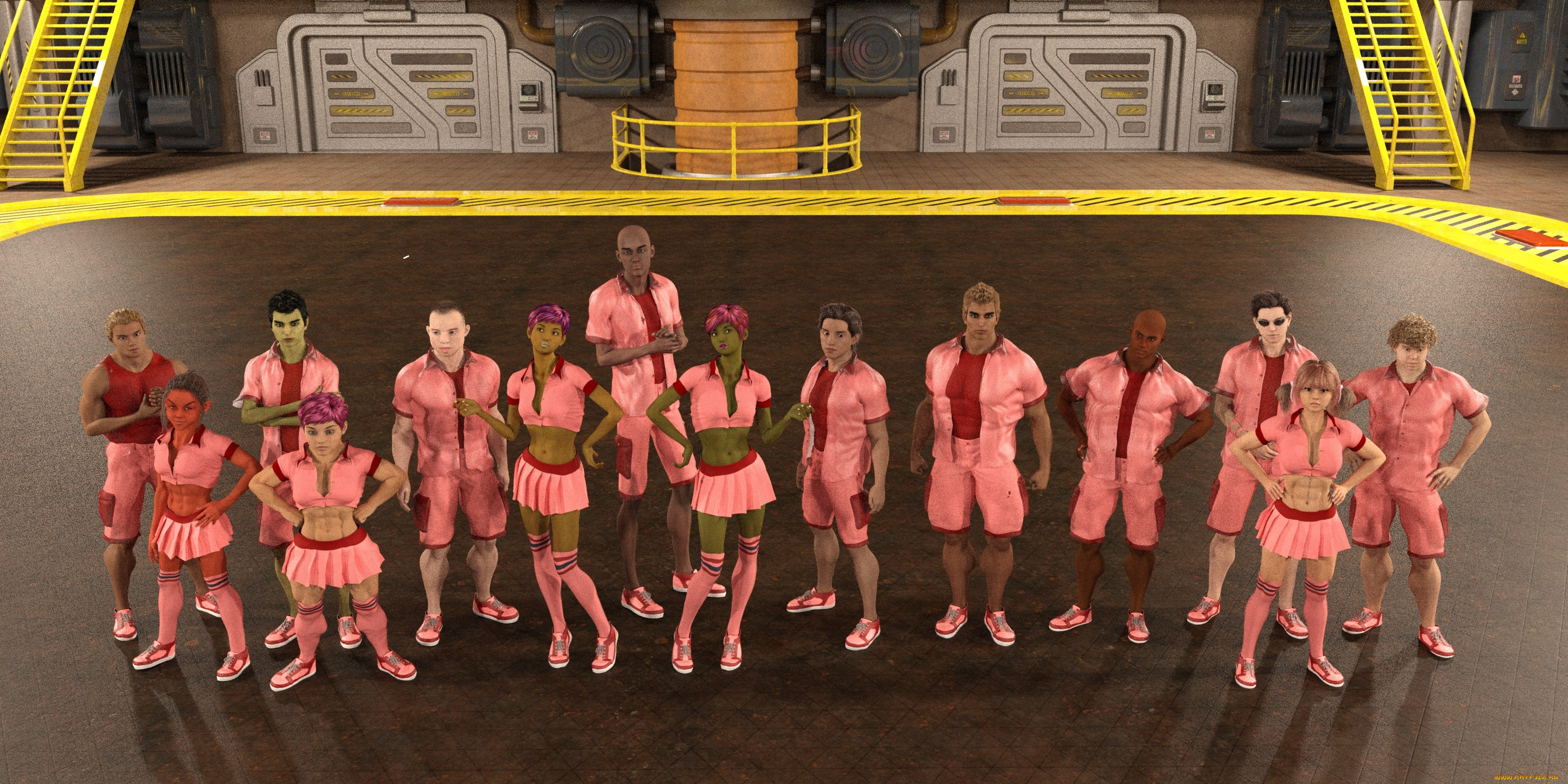 3д, графика, фантазия, , fantasy, команда