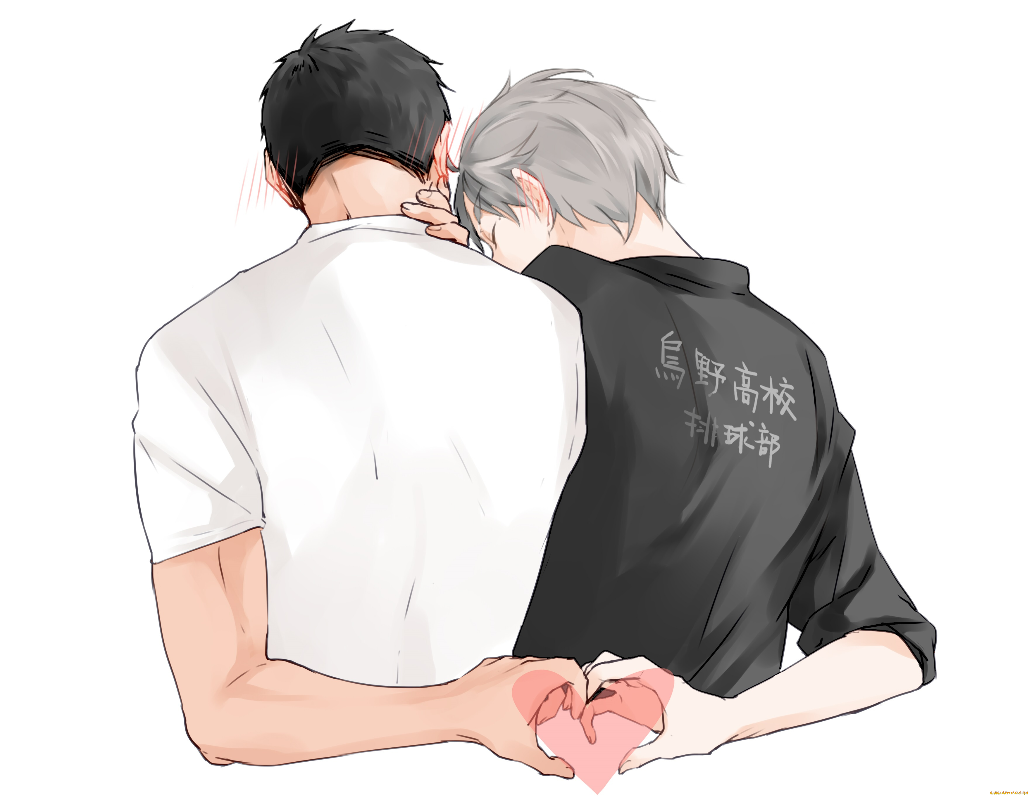 аниме, haikyuu, парни, волейбол