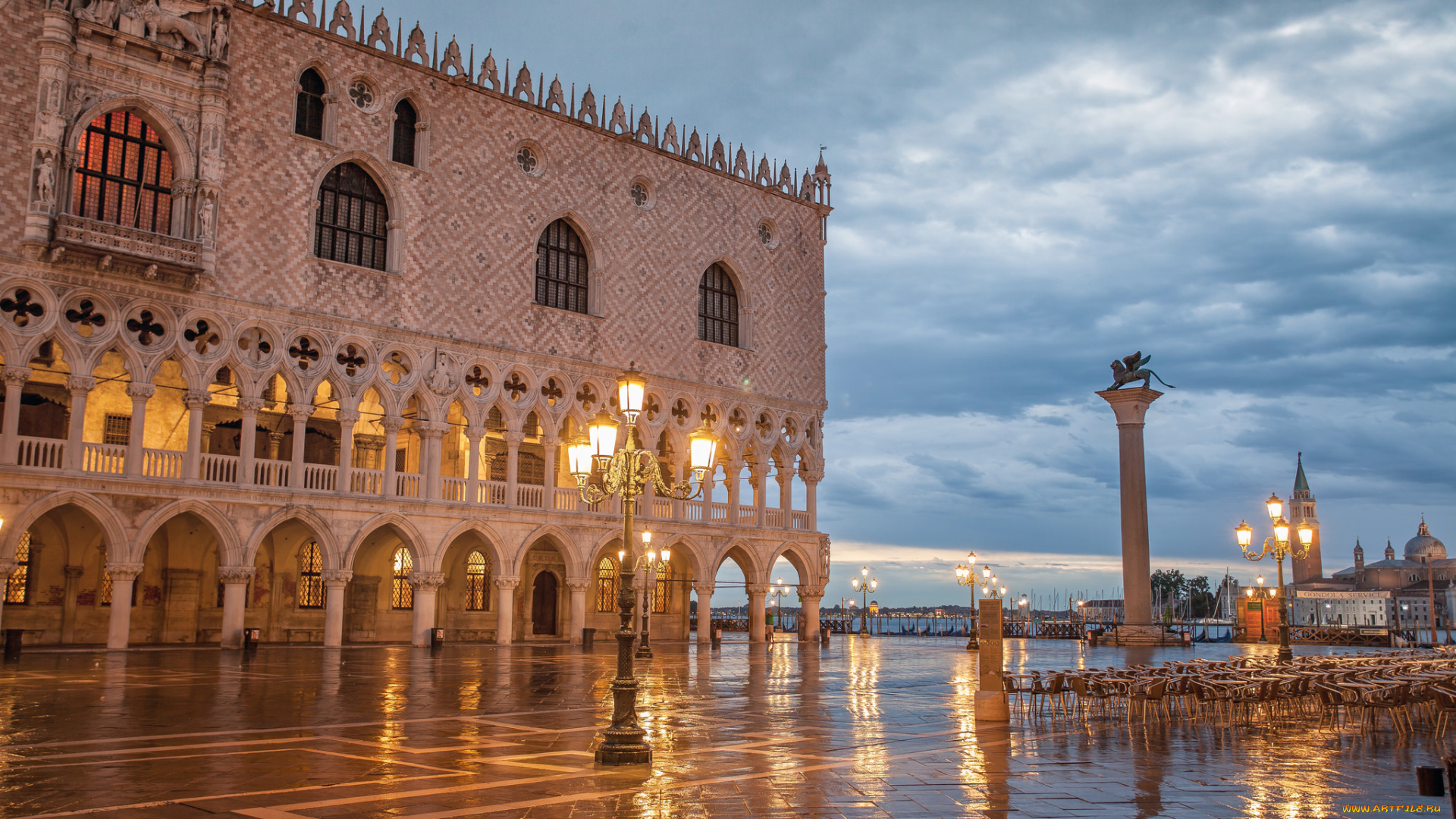 doge`s, palace, города, венеция, , италия, площадь