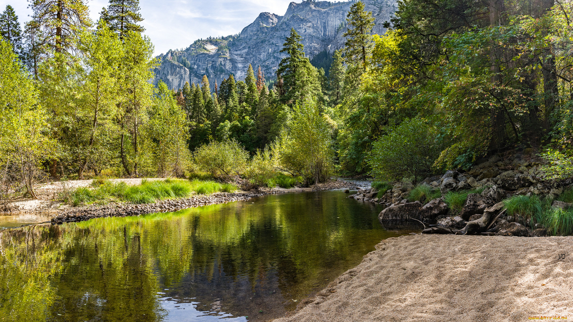 природа, реки, озера, простор