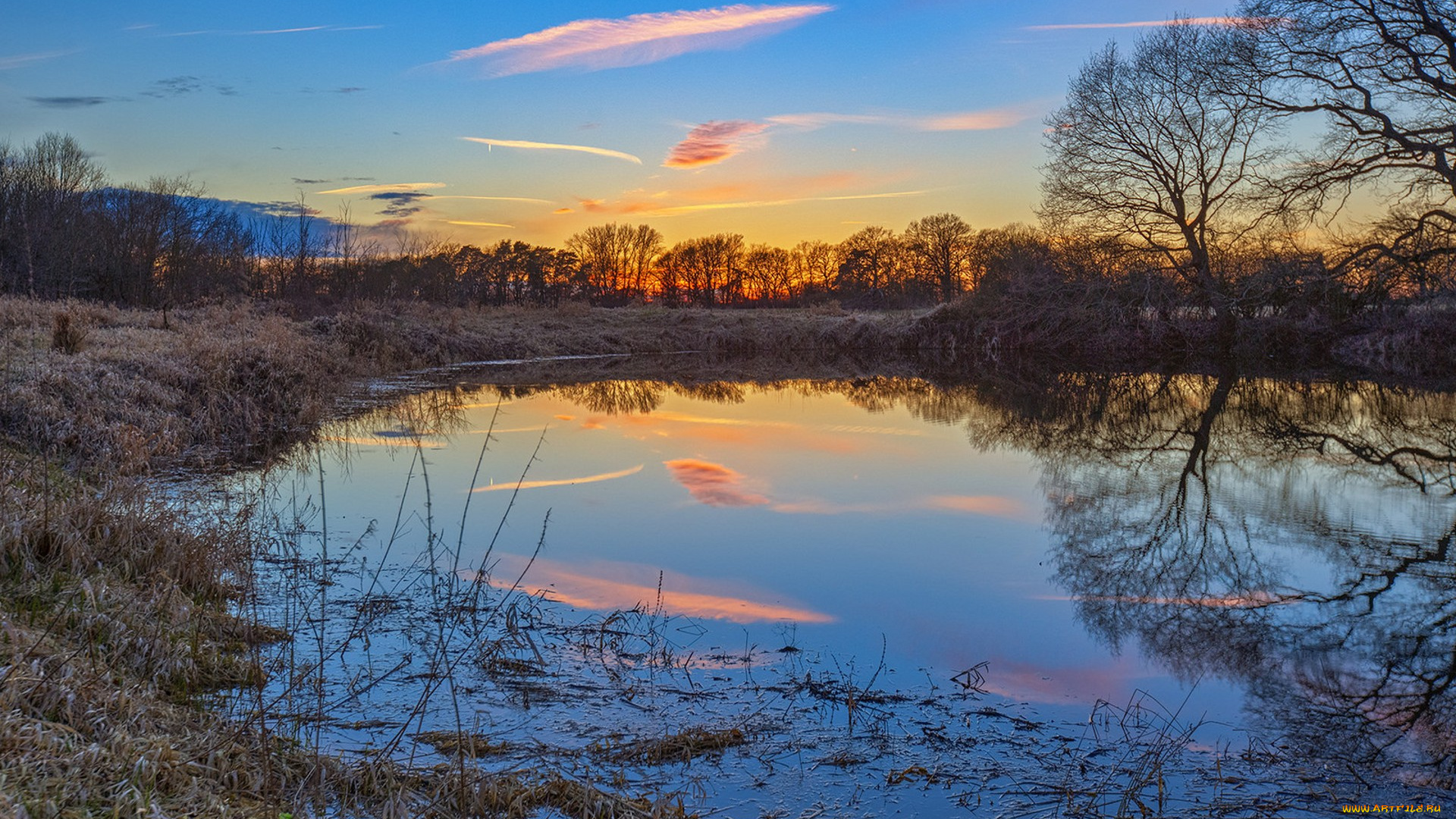 природа, реки, озера, простор