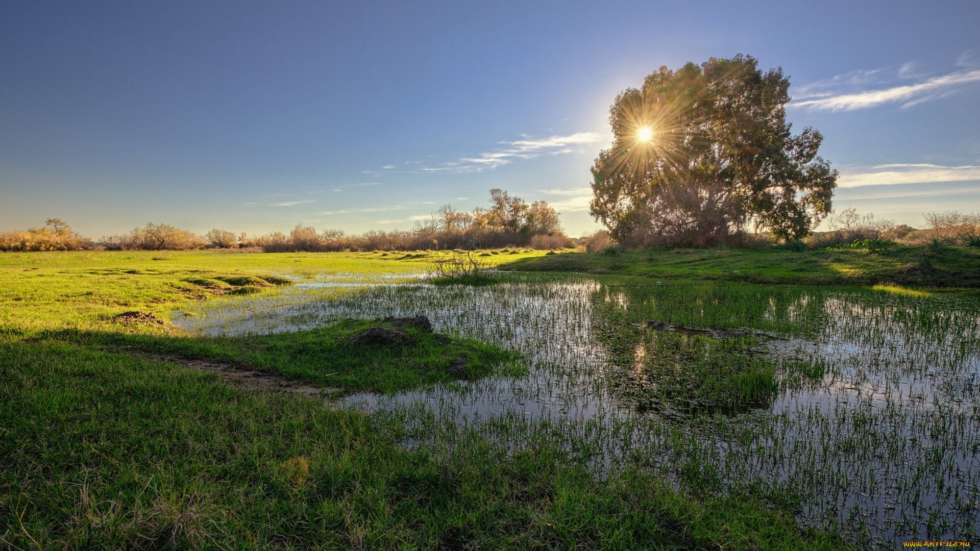 природа, восходы, закаты, простор