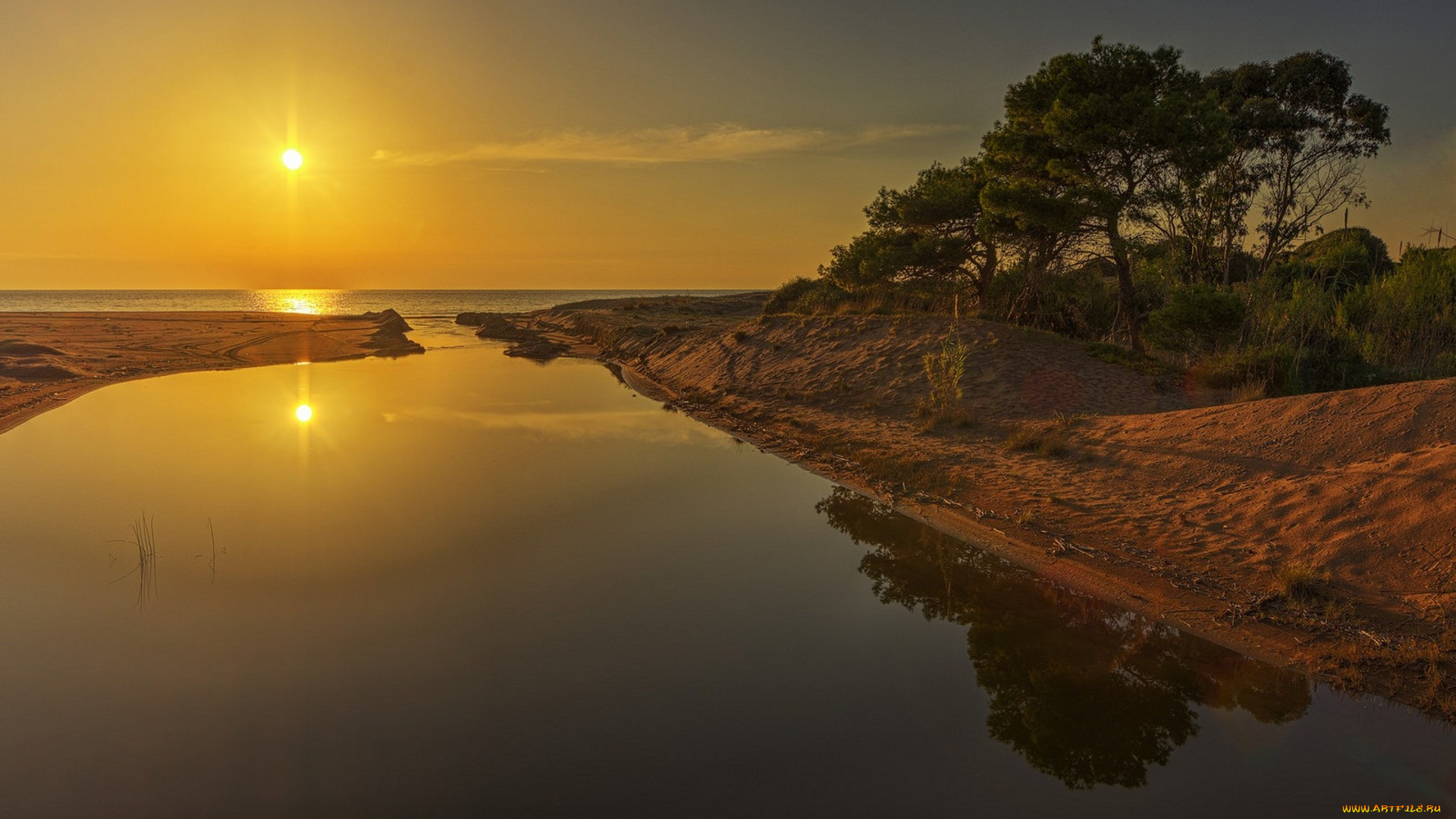 природа, восходы, закаты, простор