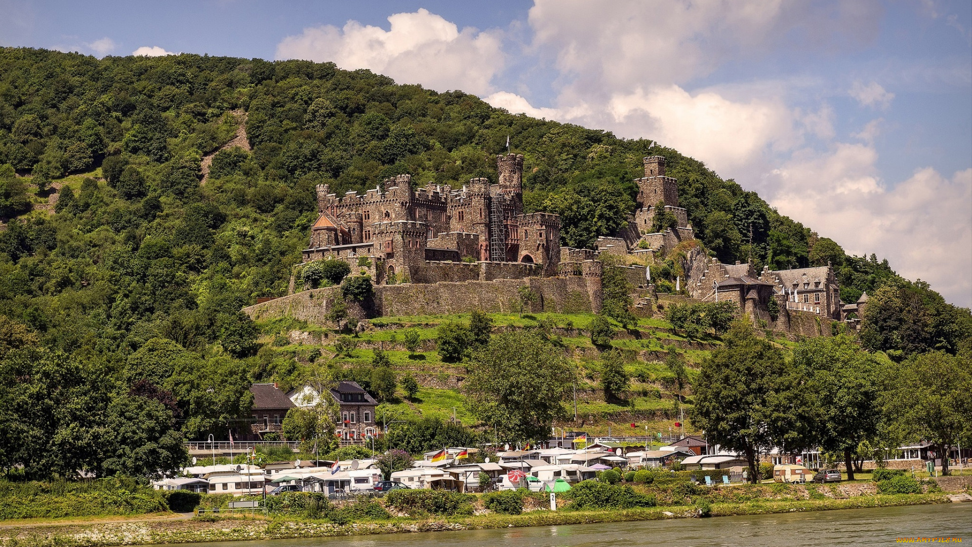 reichenstein, castle, города, замки, германии, простор