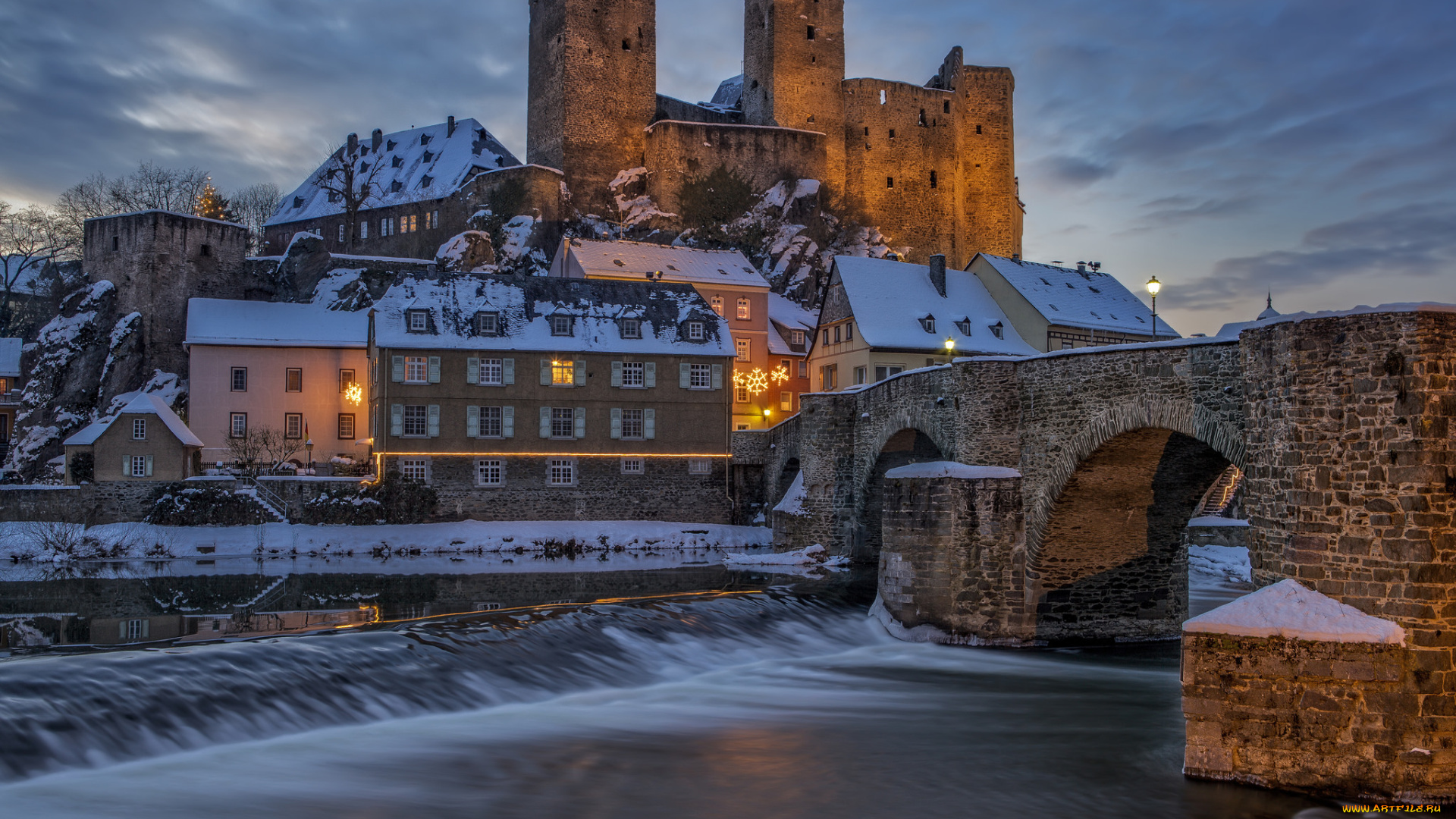 runkel, города, -, панорамы, простор