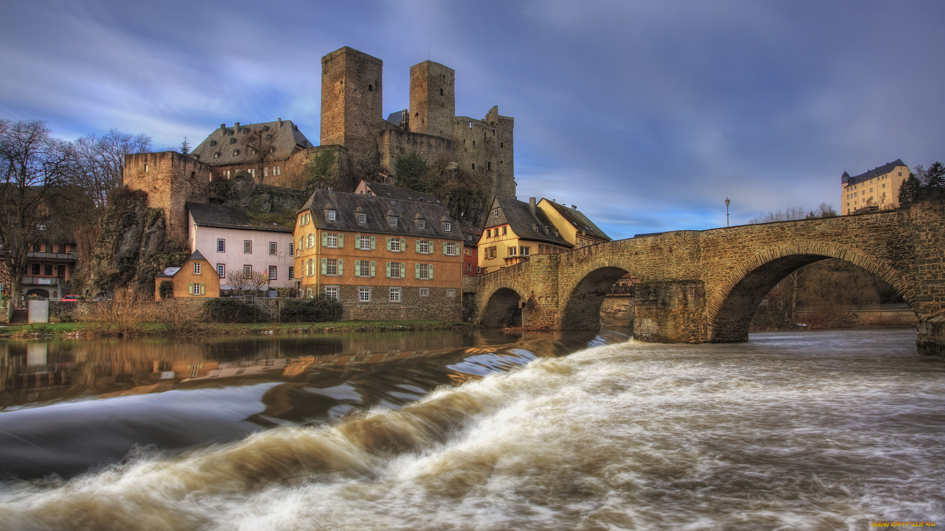 runkel, города, -, панорамы, простор