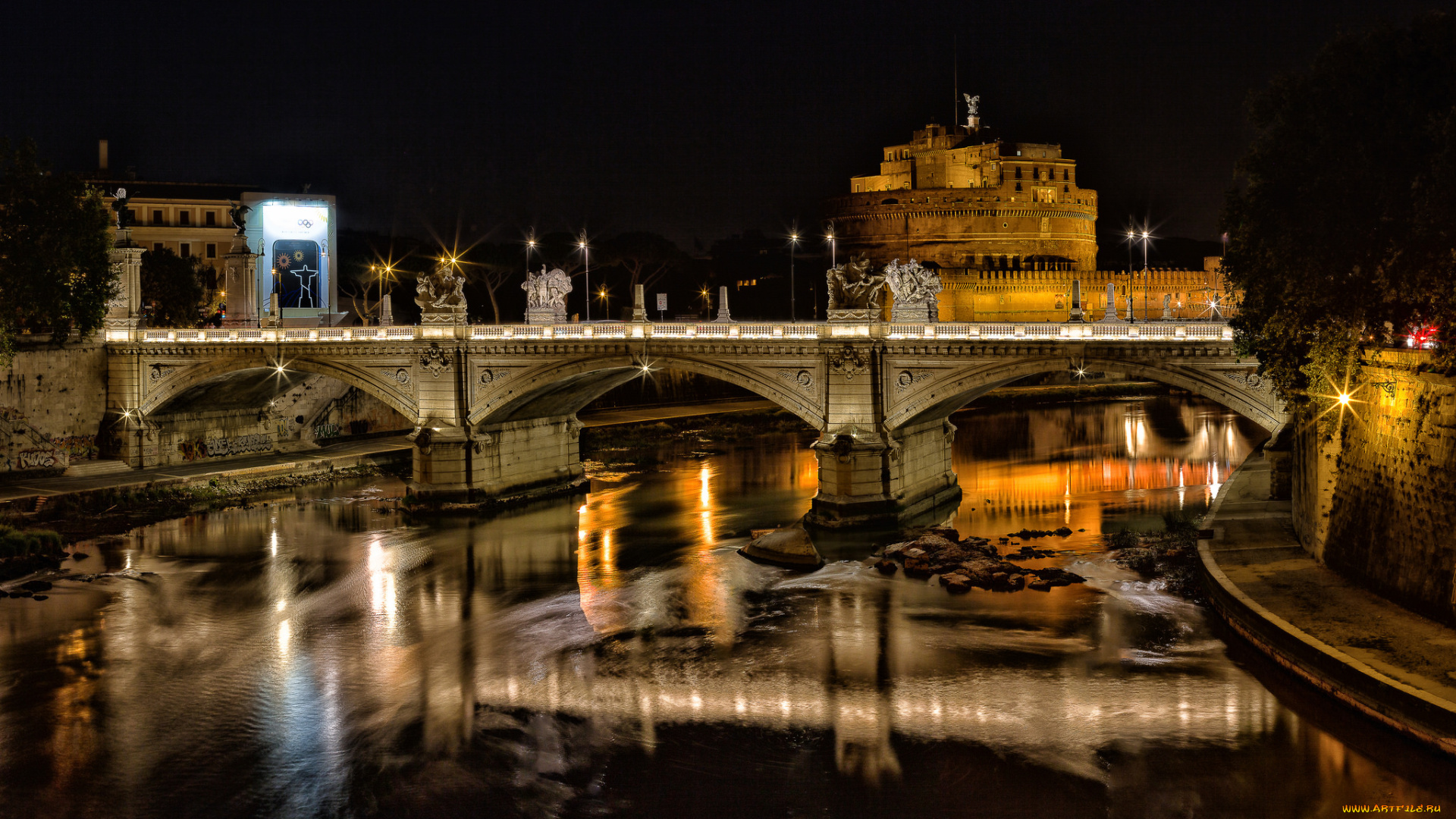 summer, nights, , rome, города, рим, , ватикан, , италия, простор