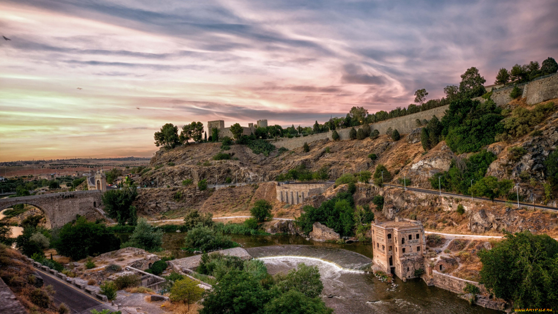 toledo, города, толедо, , испания, простор