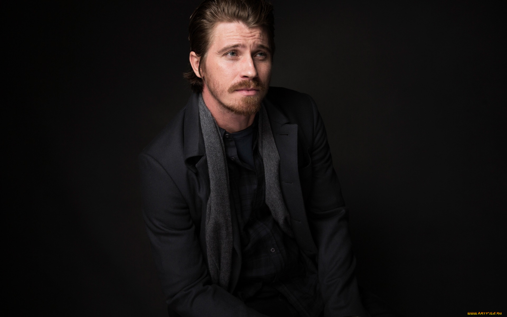мужчины, -, unsort, черный, фон, sundance, для, фильма, актер, mudbound, фотосессия, garrett, hedlund, пиджак, 2017, шарф, портрет, гаррет, хедлунд, taylor, jewell