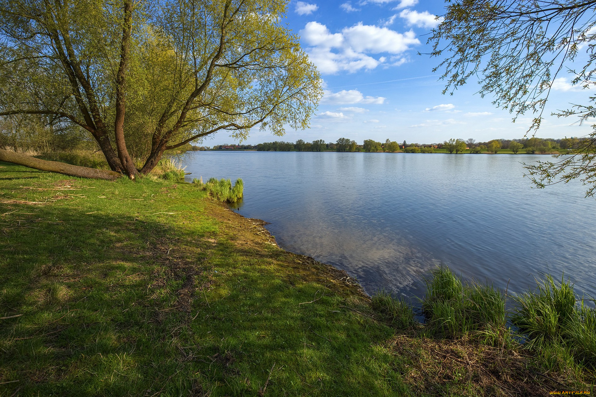 природа, реки, озера, простор