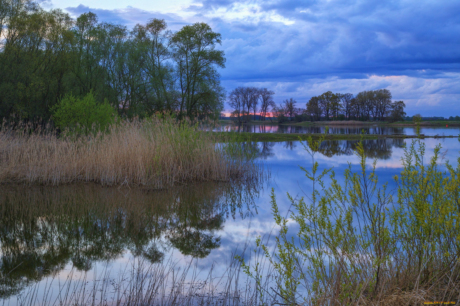 природа, реки, озера, простор