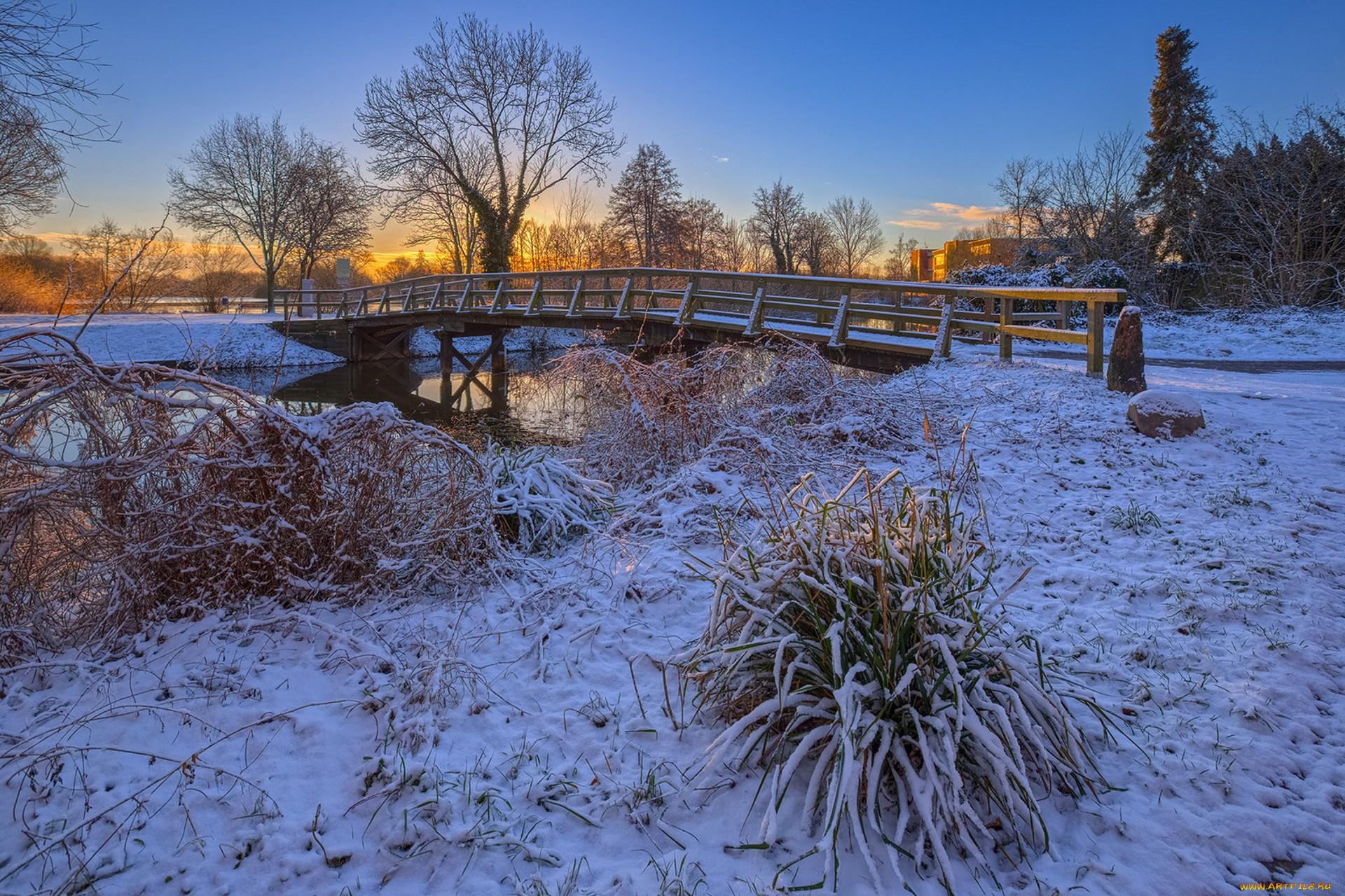 природа, зима, простор