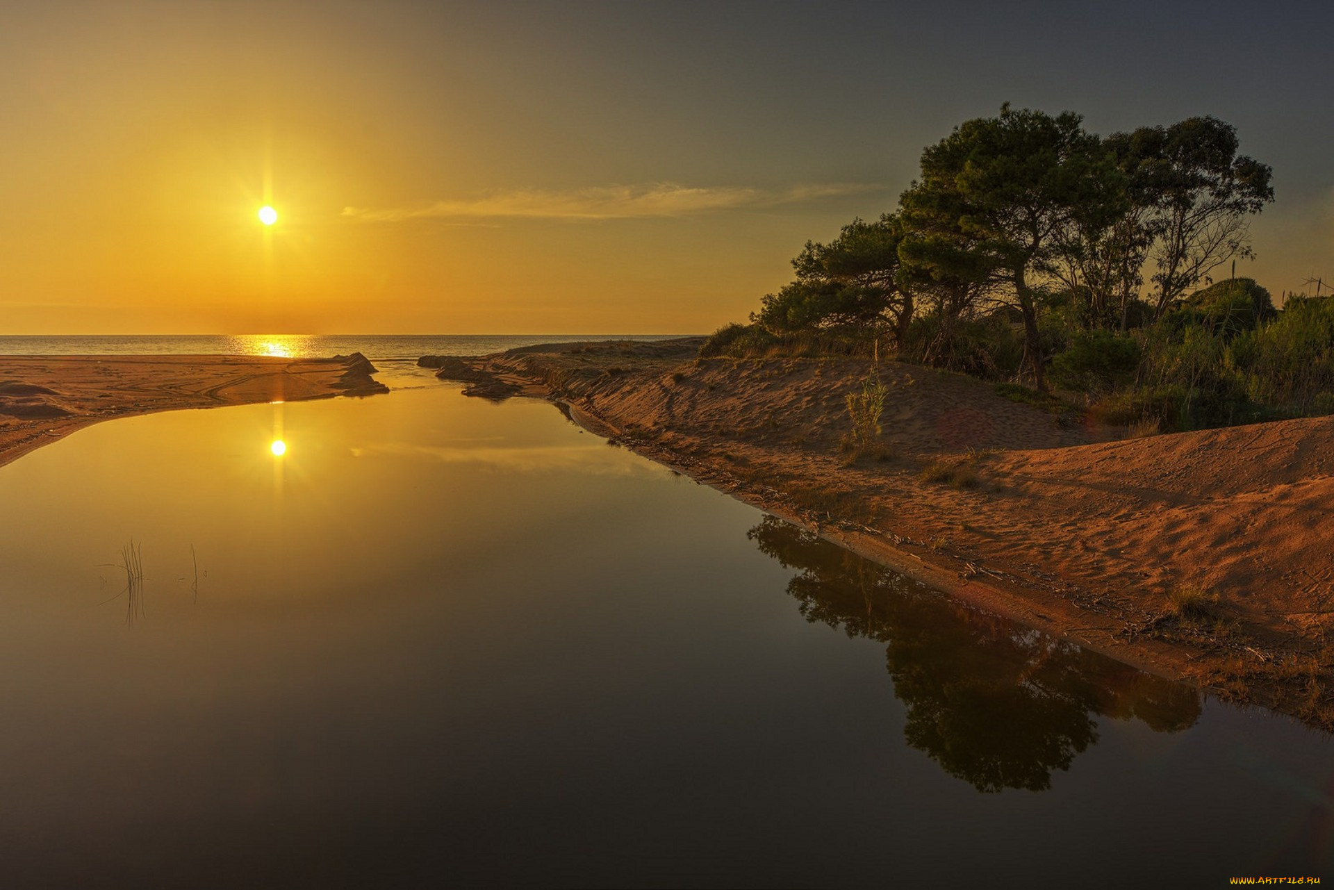 природа, восходы, закаты, простор