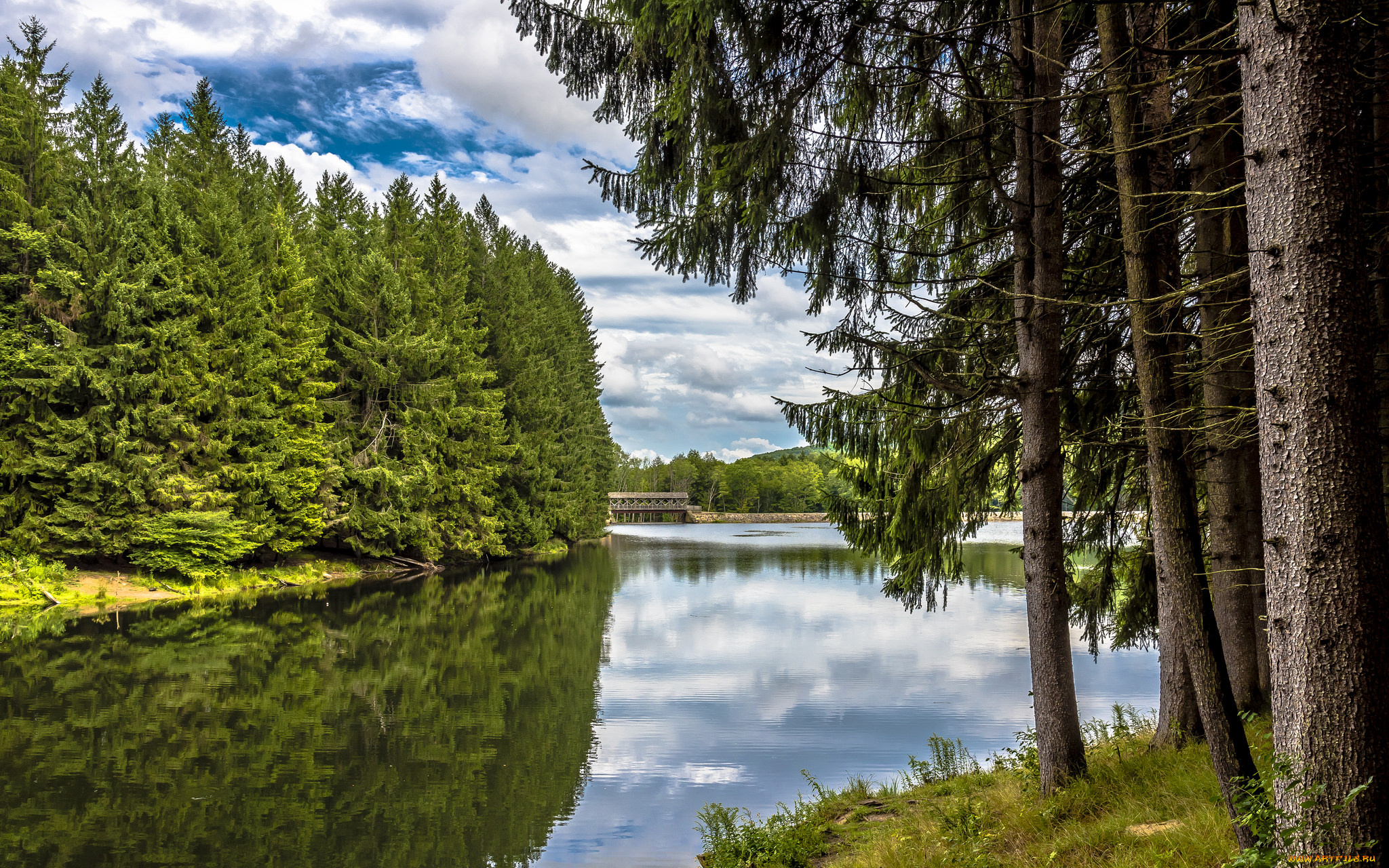 природа, реки, озера, простор