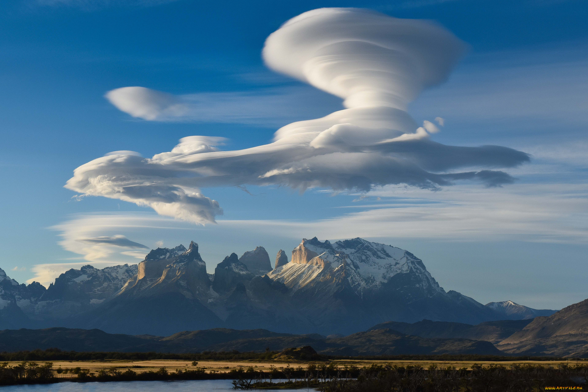 природа, облака, простор