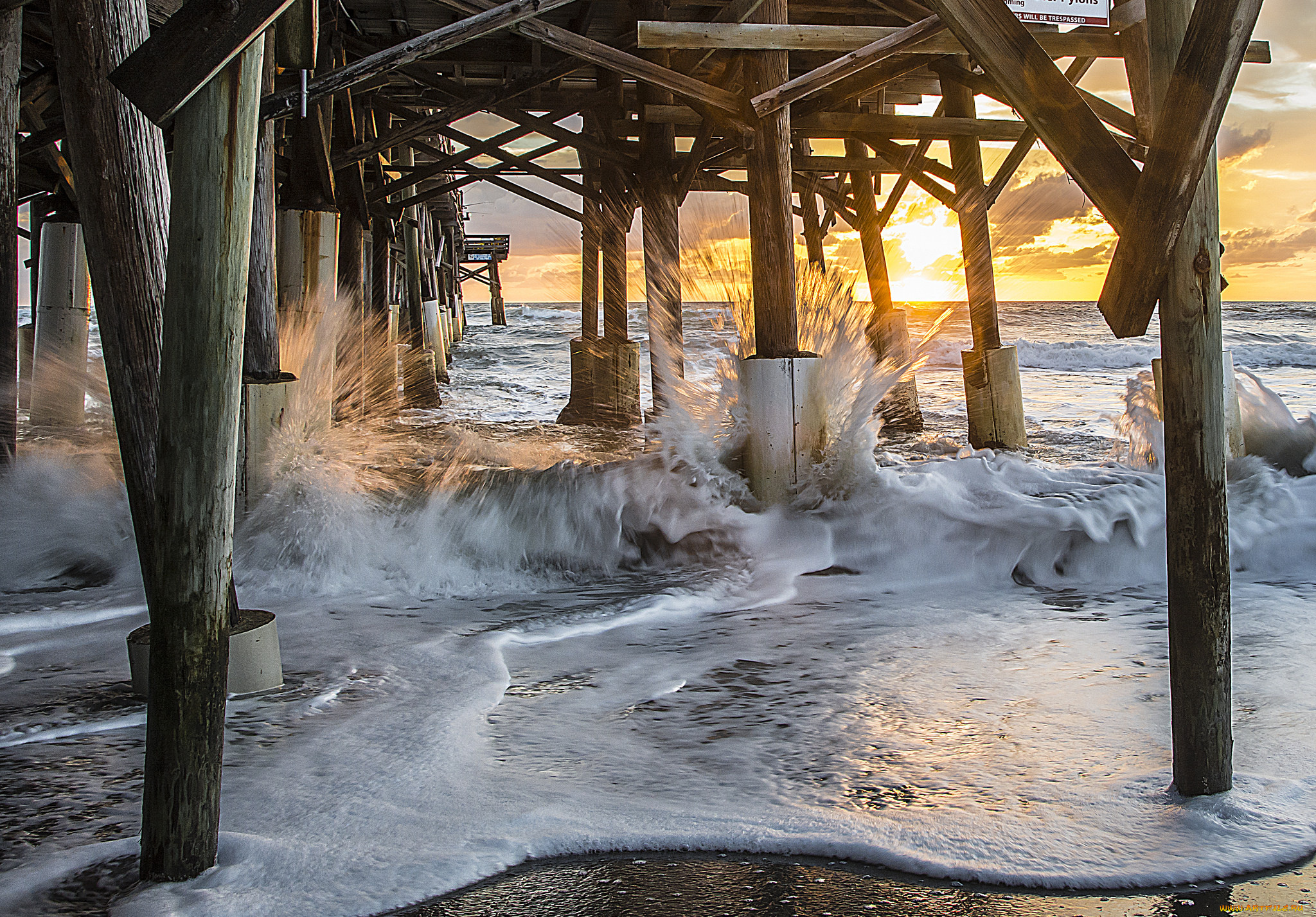 природа, побережье, простор