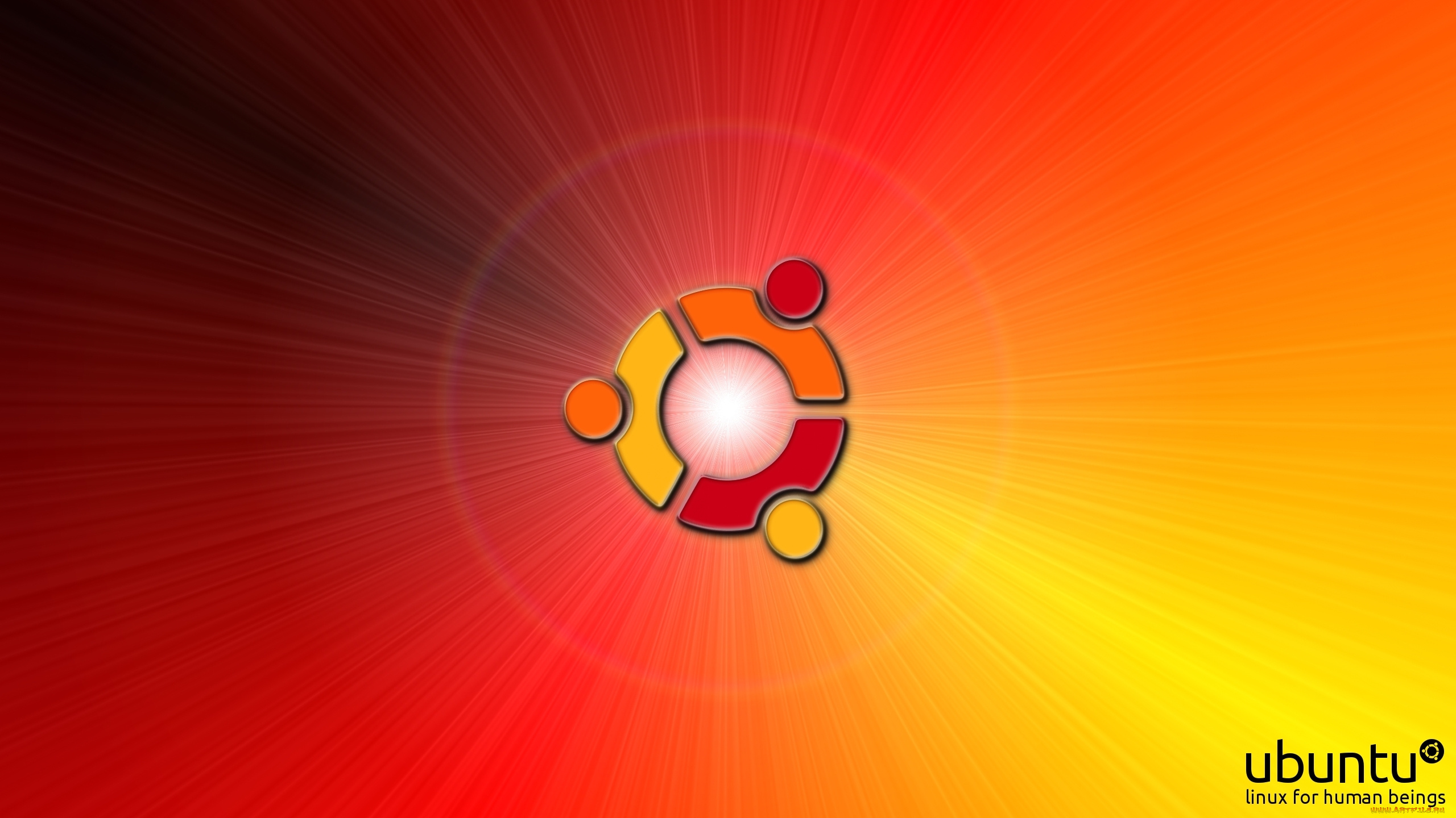 компьютеры, ubuntu, linux, фон, логотип