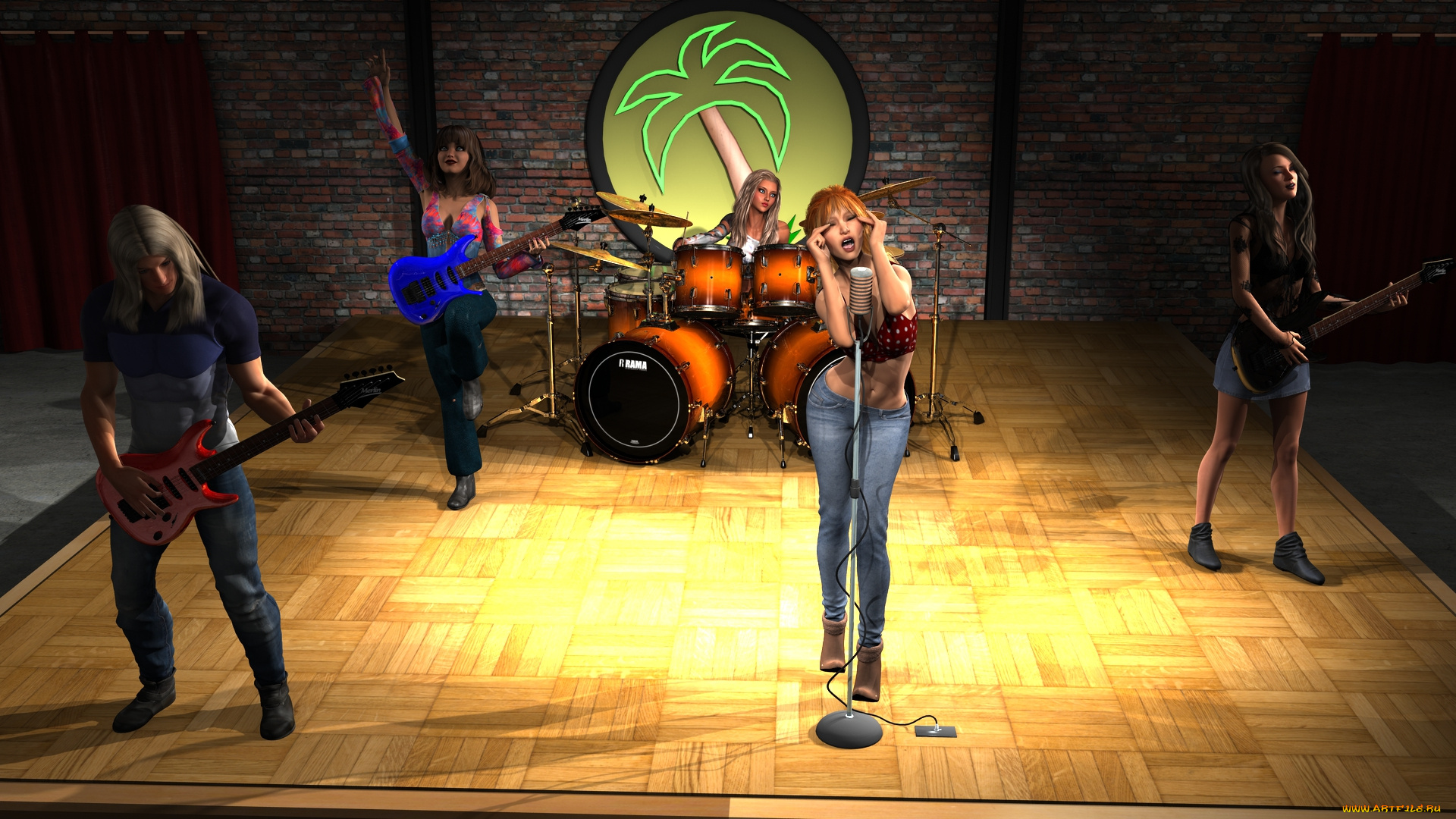 3д, графика, люди, , people, взгляд, фон, девушки