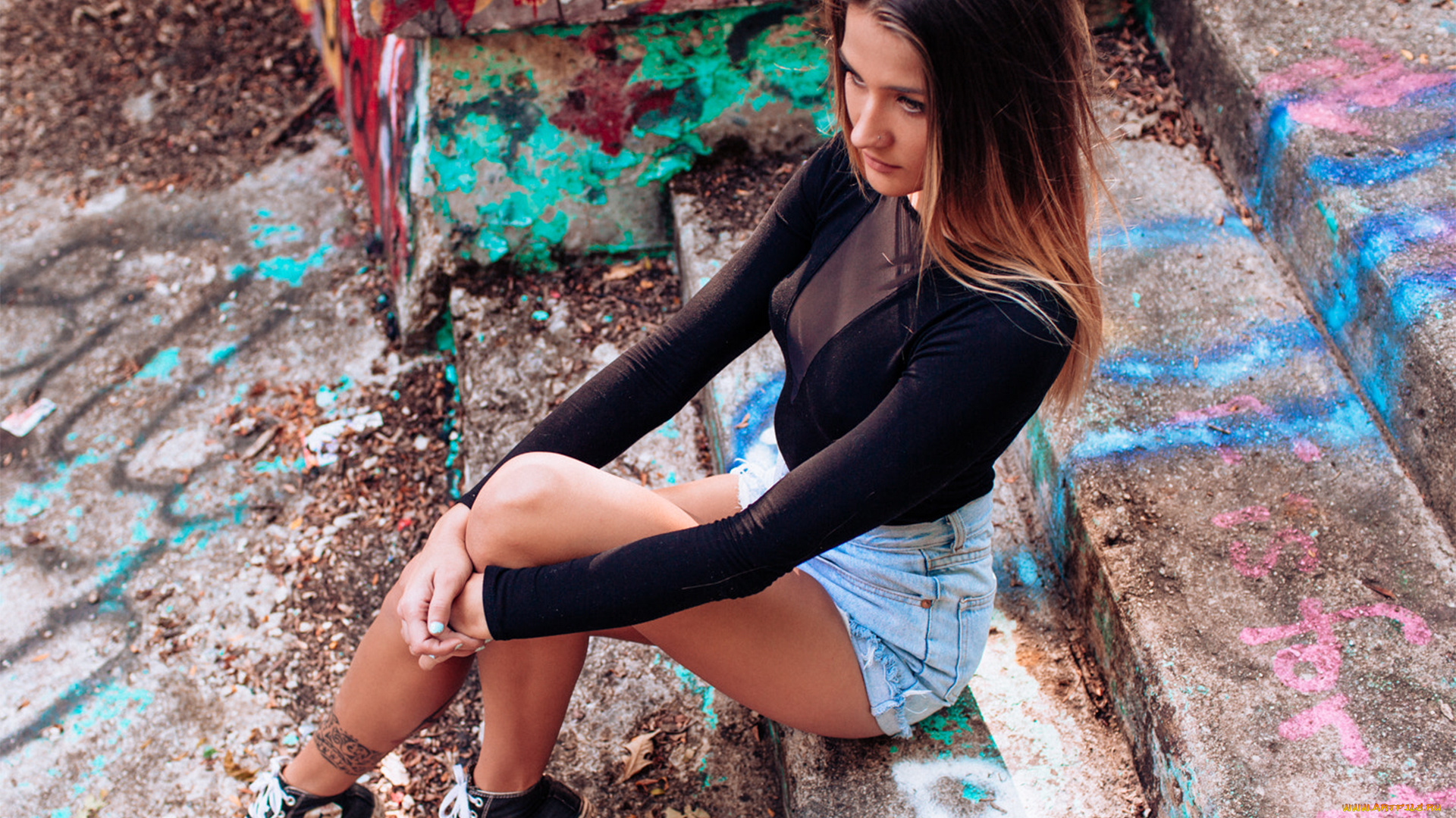 девушка, девушки, -unsort, , брюнетки, темноволосые, модель