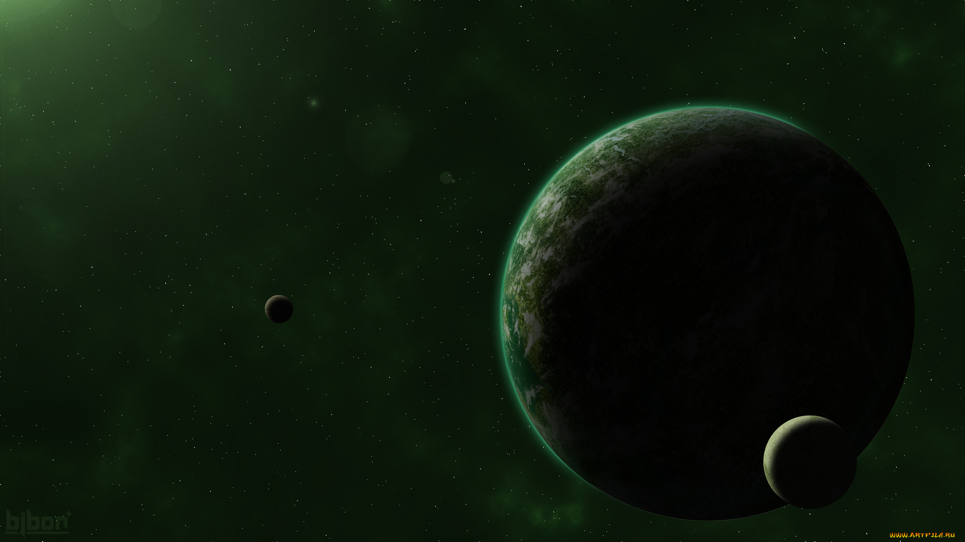 космос, арт, звезды, галактики, вселенная, планеты