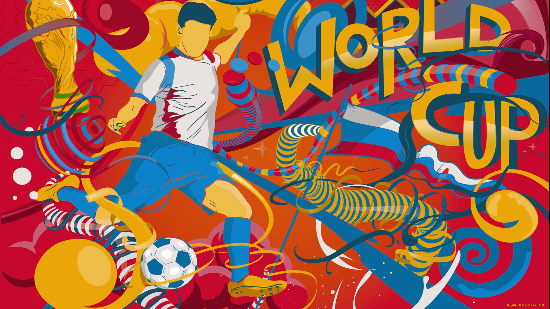 спорт, 3d, рисованные, fifa, world, cup, 2018, россия, Чемпионата, мира, Чм, в, россии, кубок, фифа, art, футбол