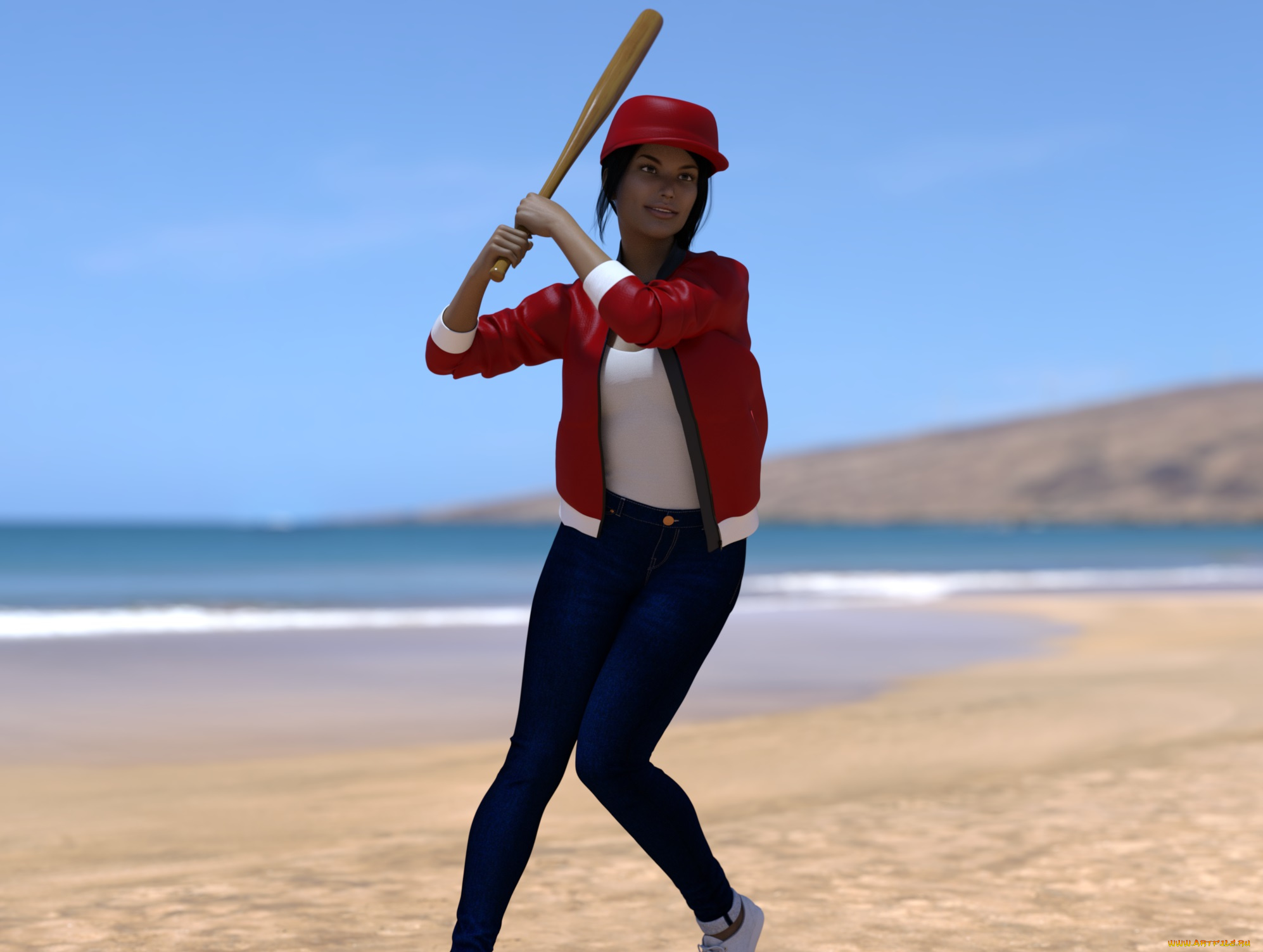 3д, графика, спорт, , sport, фон, взгляд, девушка