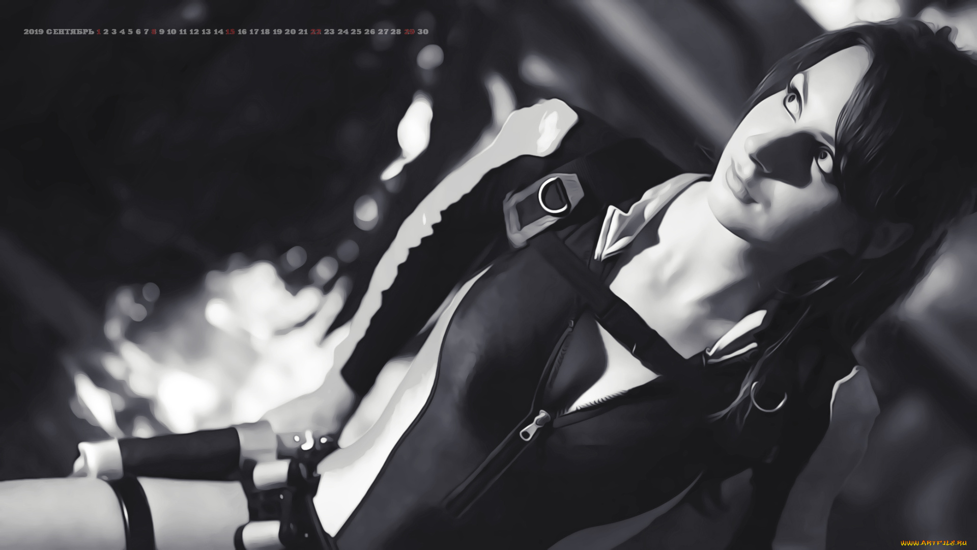 календари, компьютерный, дизайн, женщина, девушка, 2019, calendar