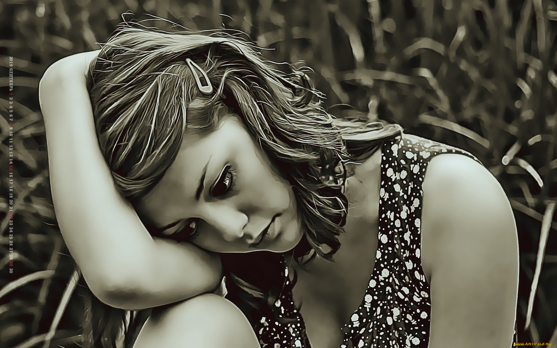 календари, компьютерный, дизайн, 2019, calendar, поза, женщина, девушка