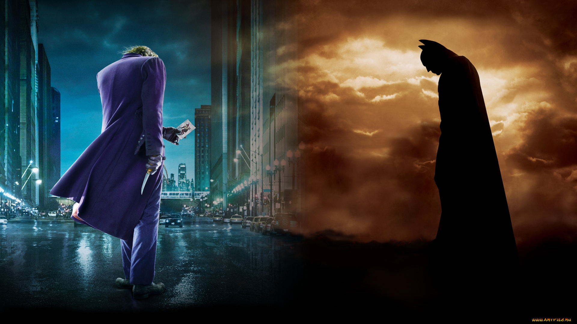 кино, фильмы, the, dark, knight, джокер, бэтмен