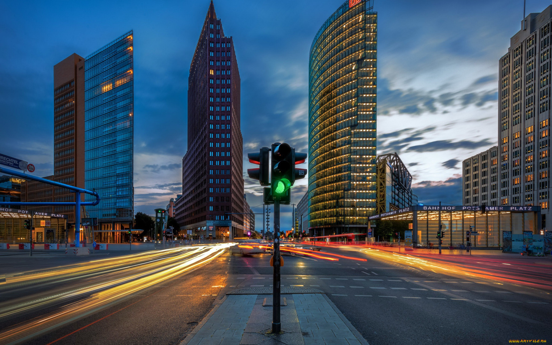 potsdam, square, города, берлин, , германия, potsdam, square