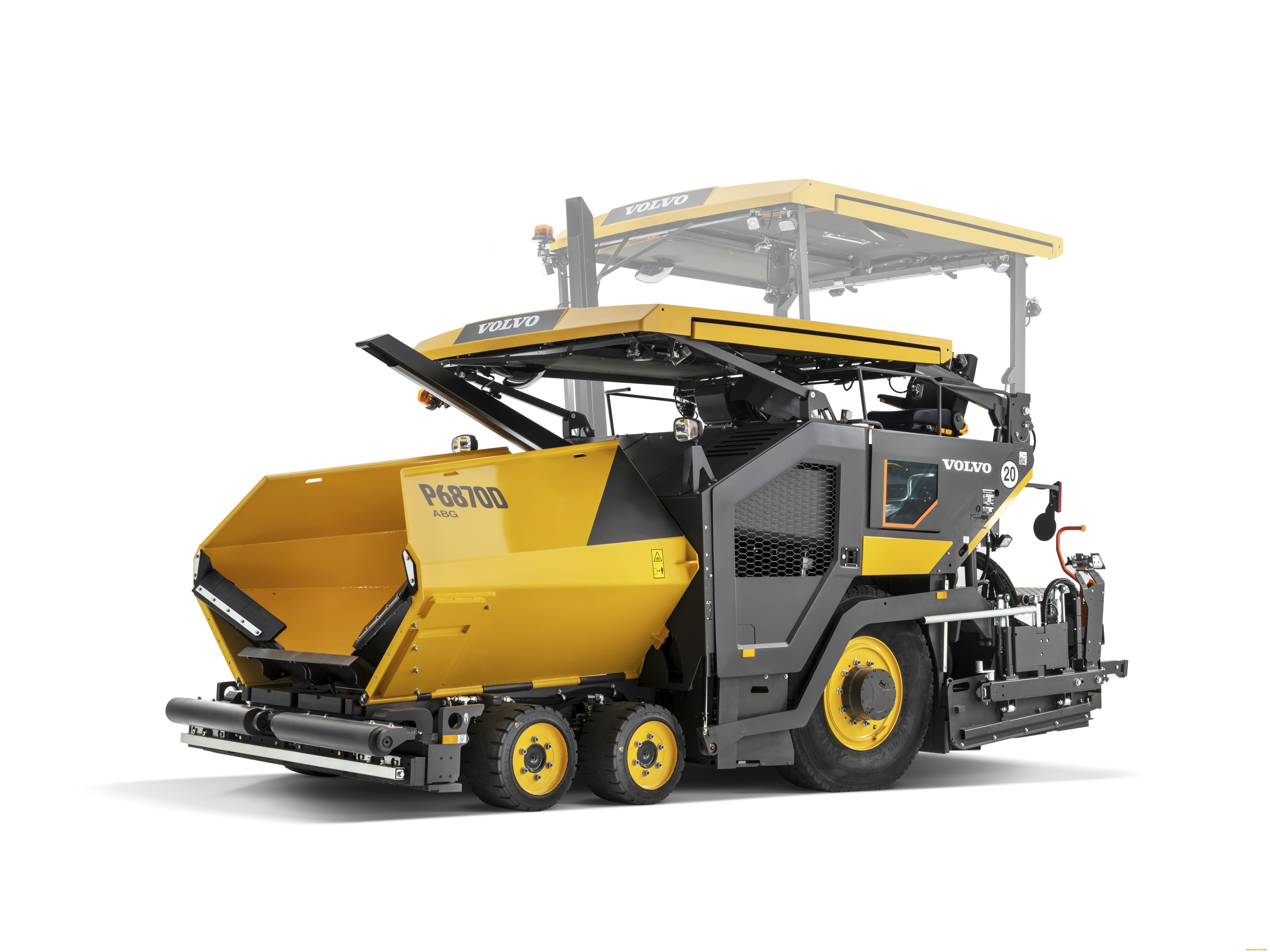 техника, асфальтоукладочная, техника, volvo