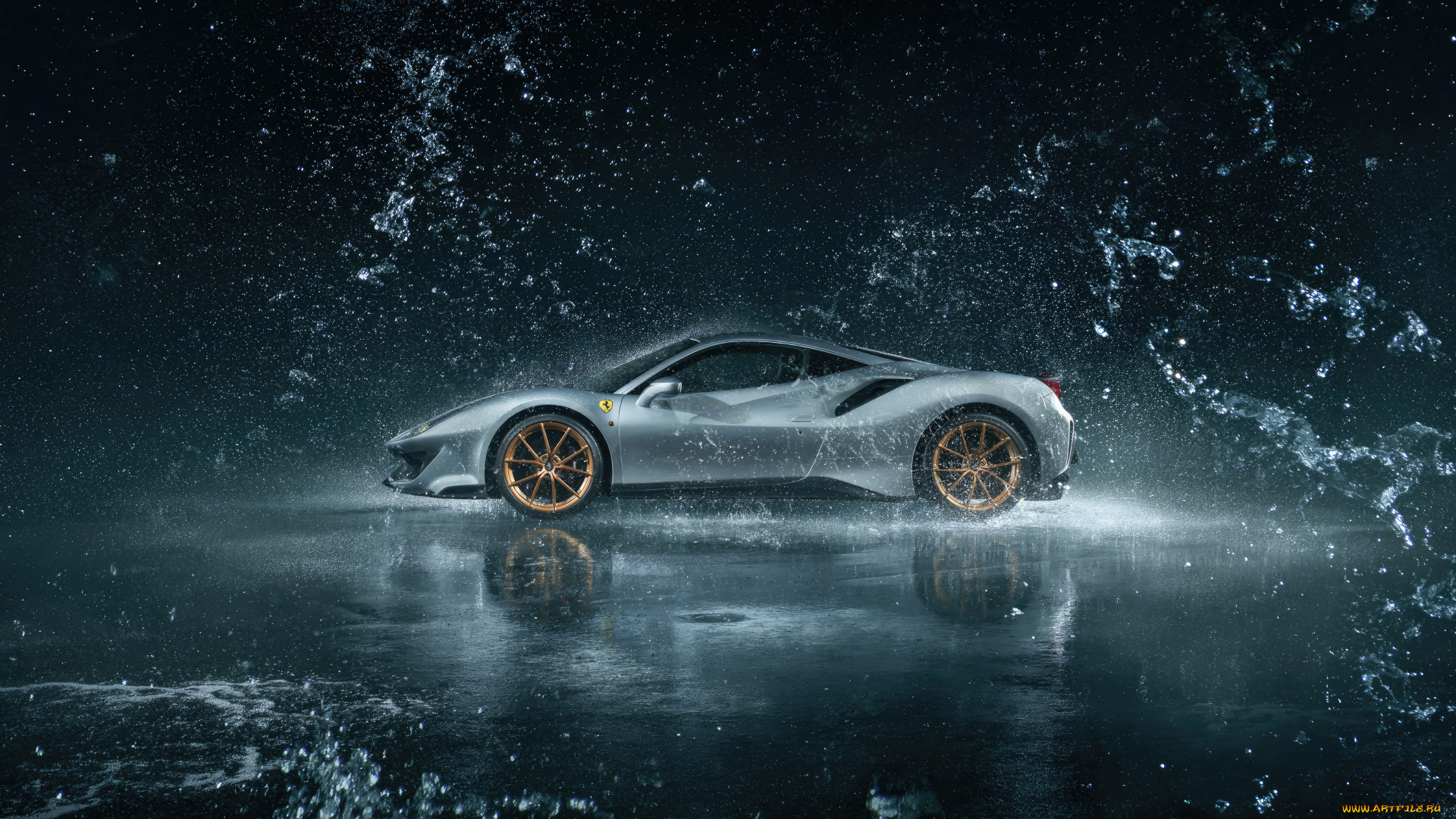 ferrari, 488, pista, dominates, the, rainy, roads, 2023, автомобили, ferrari, 488, pista, dominates, the, rainy, roads, профиль, феррари
