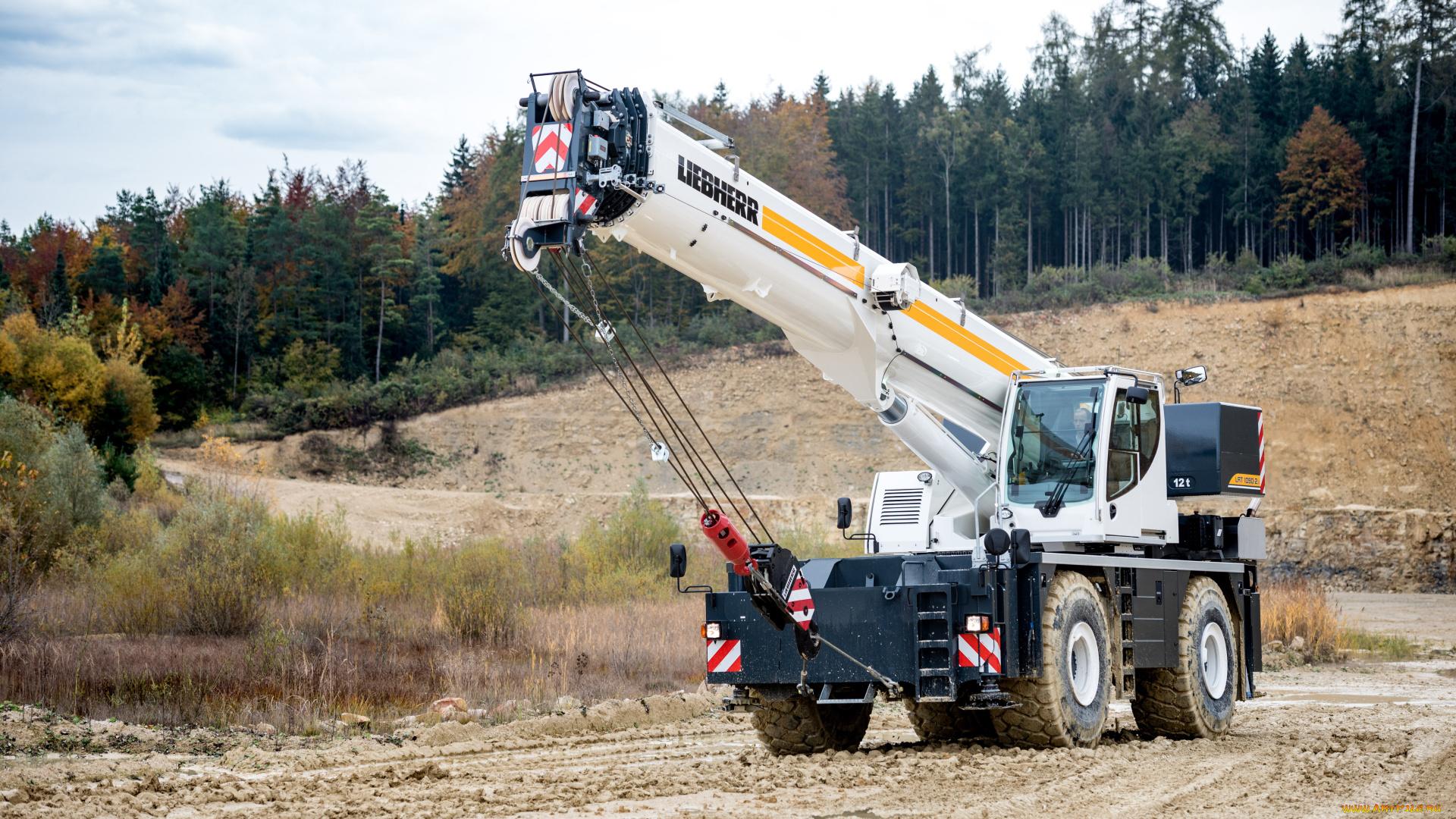 техника, краны, liebherr