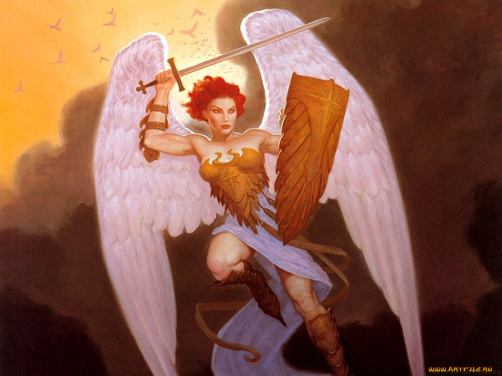 gerald, brom, 16, фэнтези, ангелы