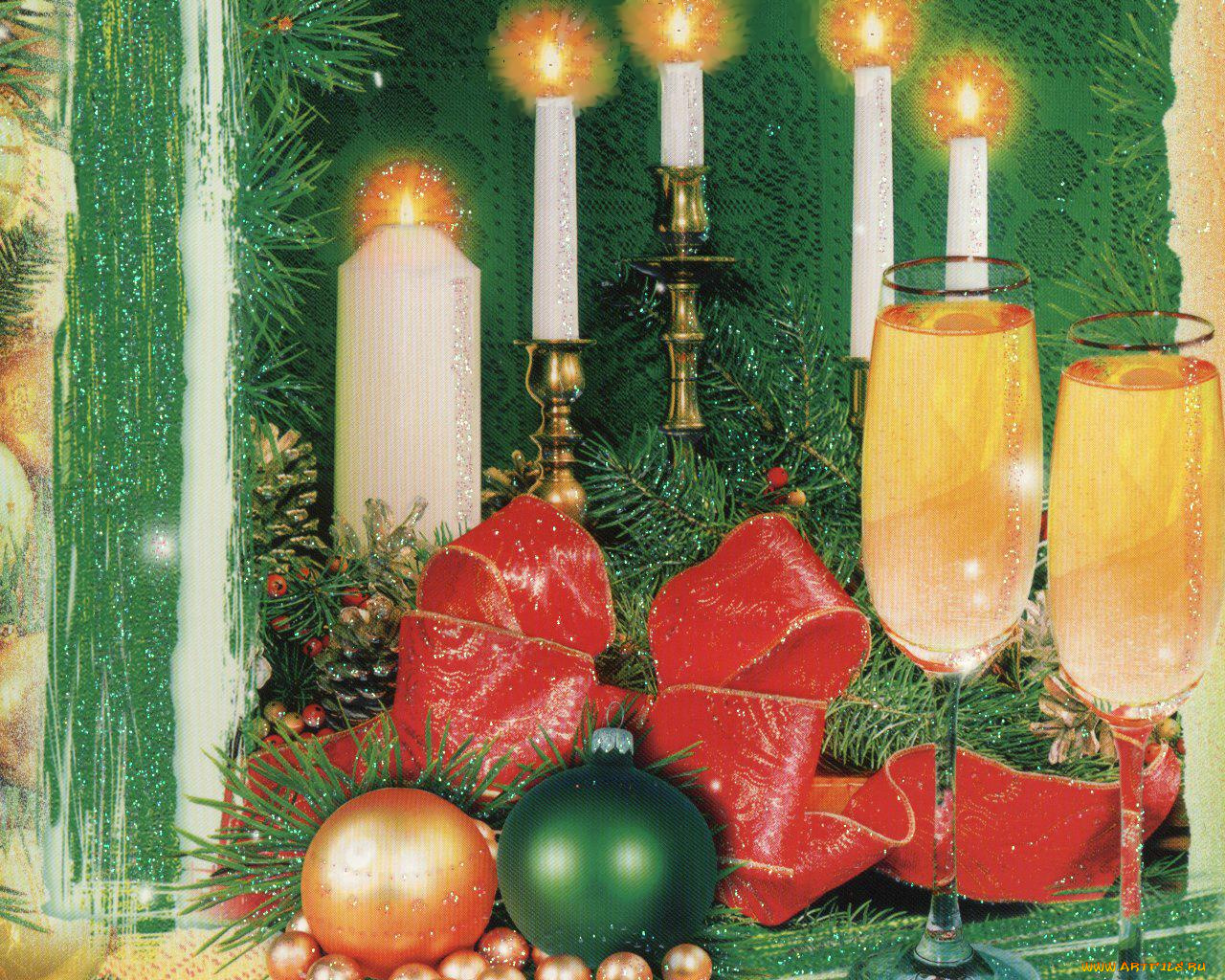 праздничные, рисованные