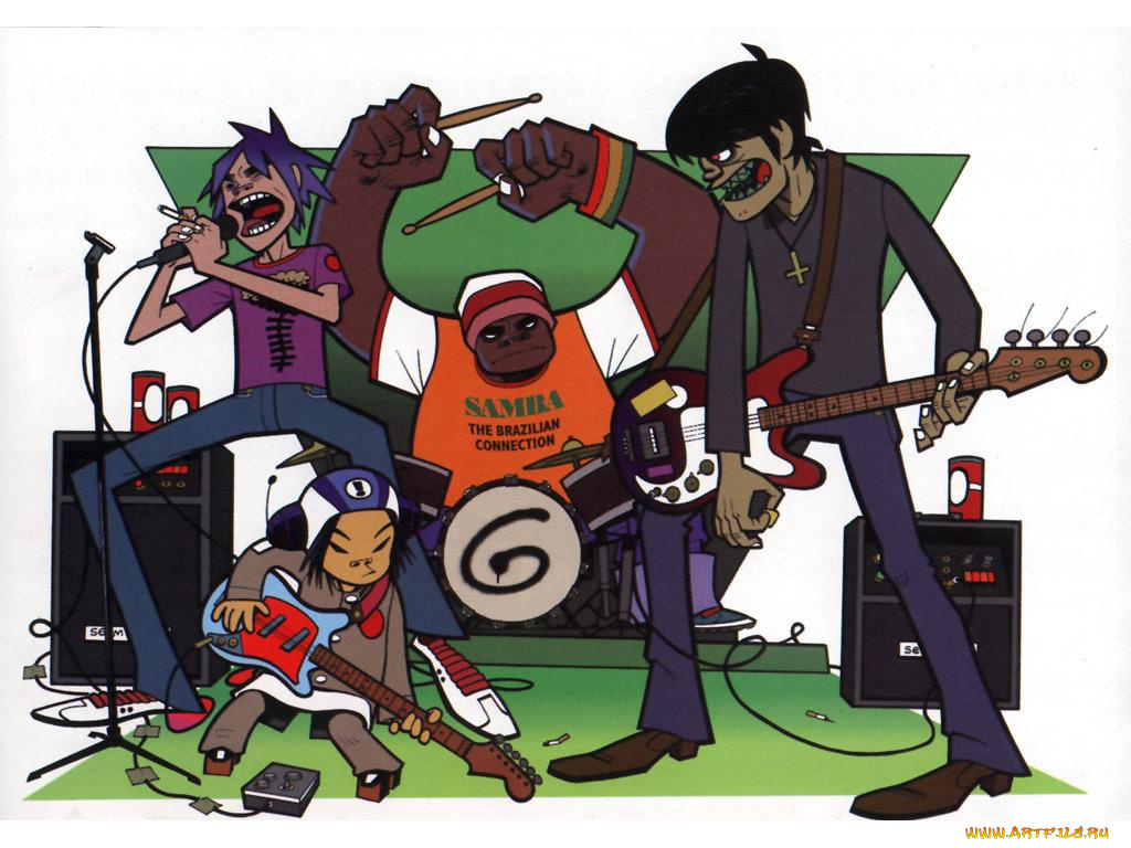 музыка, gorillaz