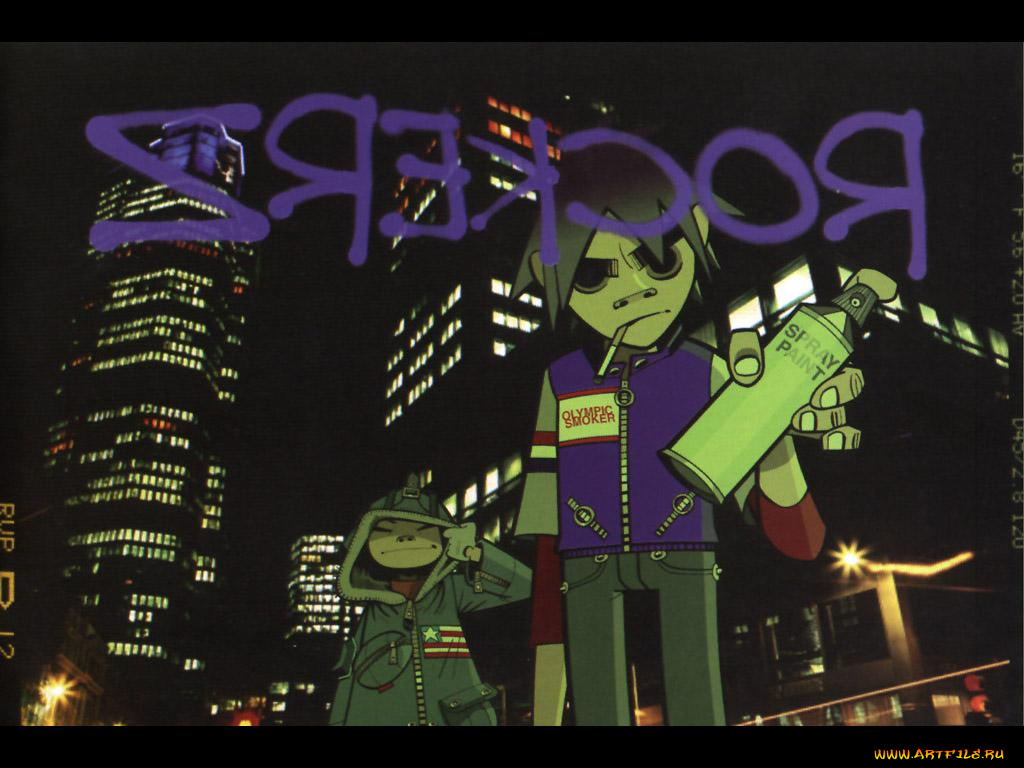 музыка, gorillaz