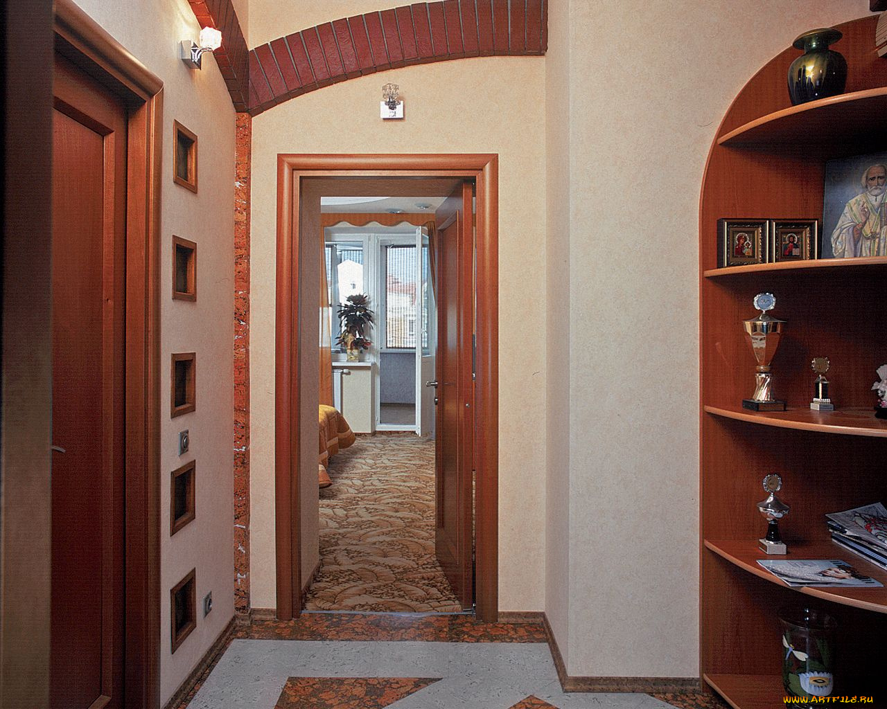 интерьер, холлы, лестницы, корридоры