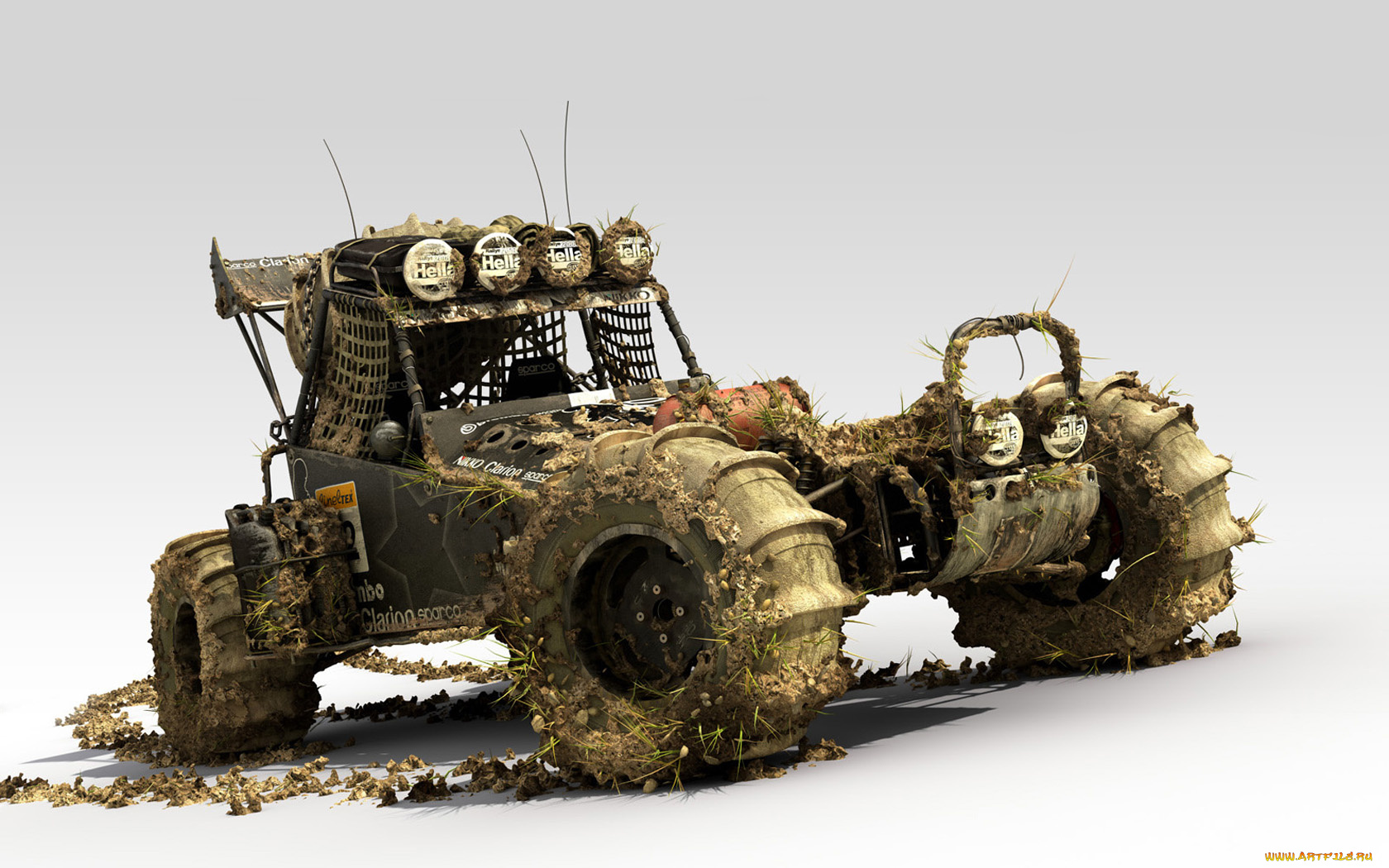 buggy, desert, автомобили, 3д