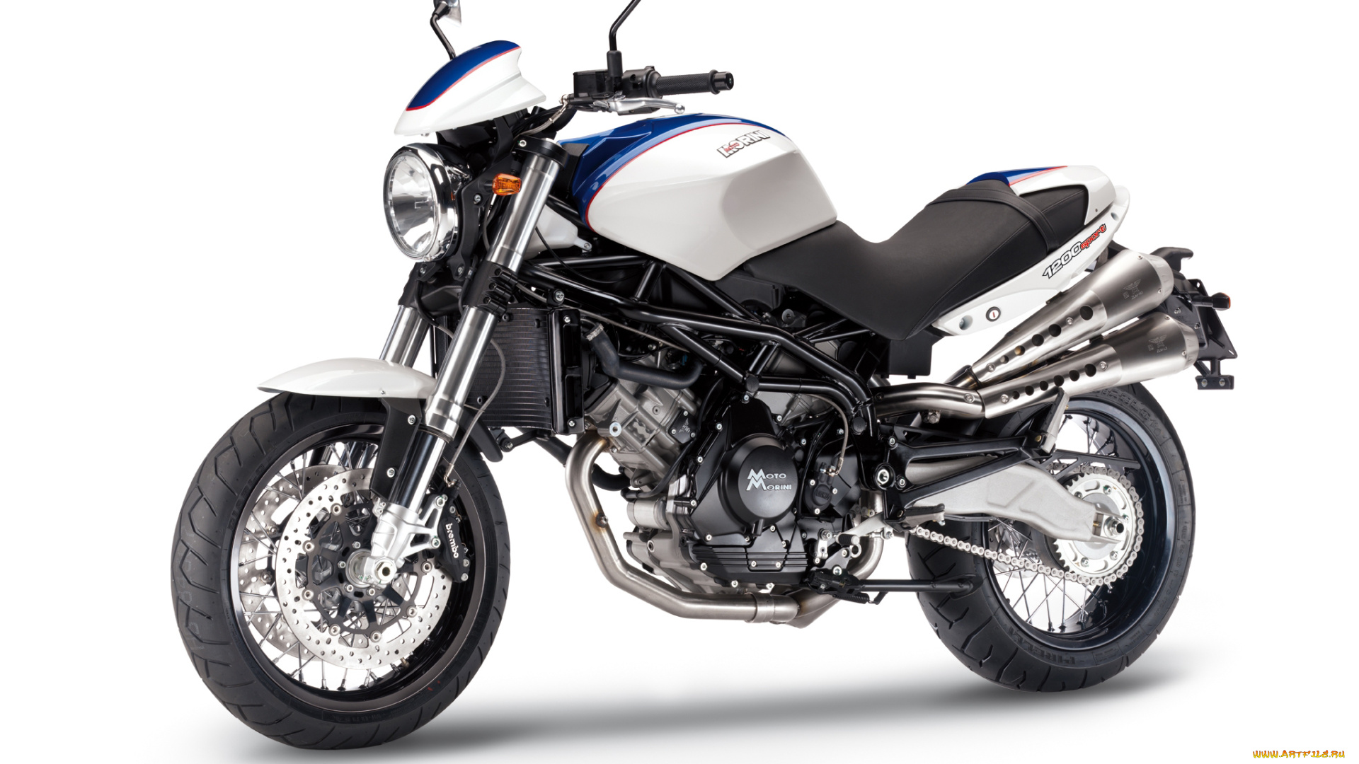 moto, mozini, 1200, sport, bianco, blu, мотоциклы, morini