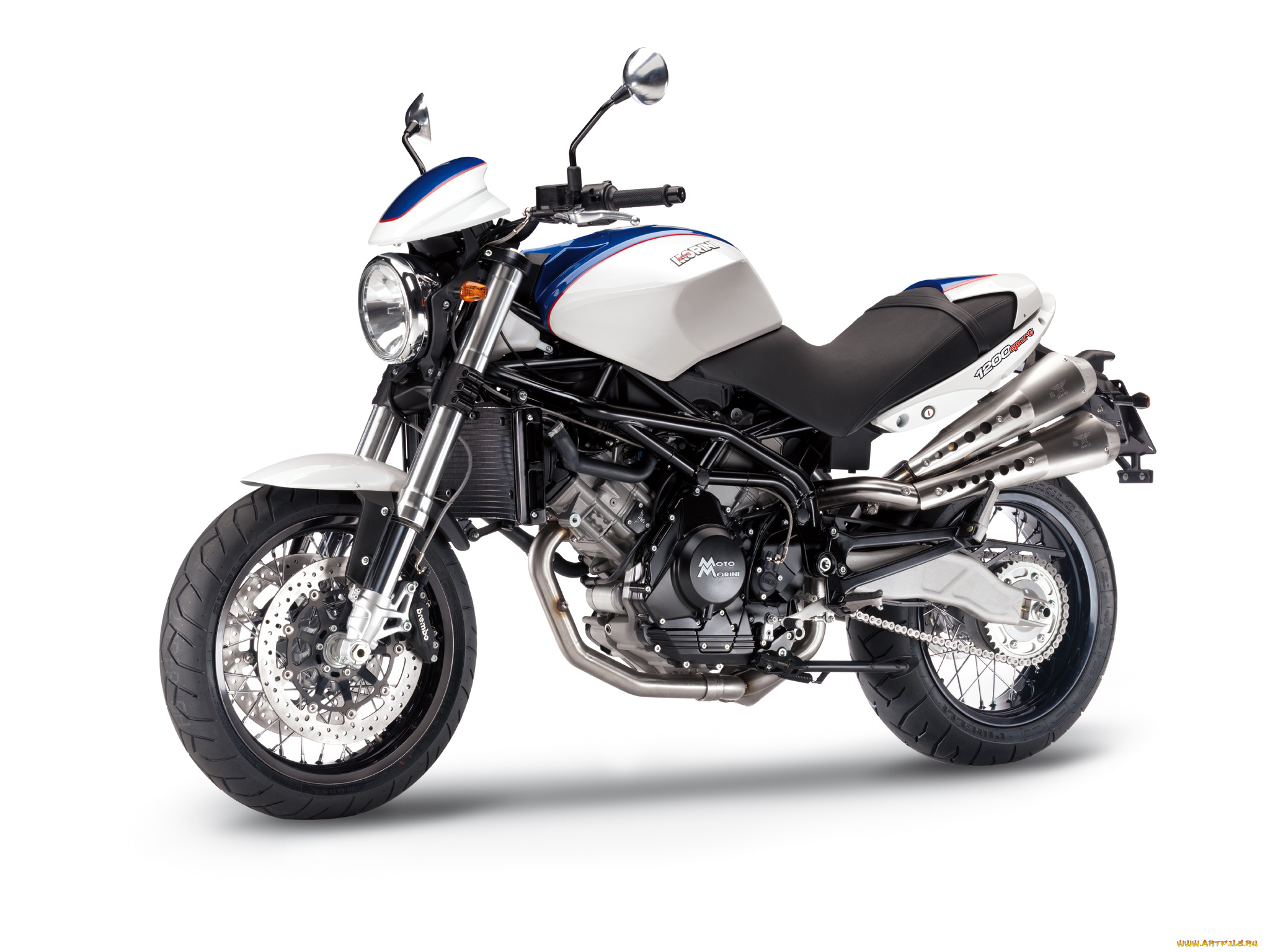 moto, mozini, 1200, sport, bianco, blu, мотоциклы, morini
