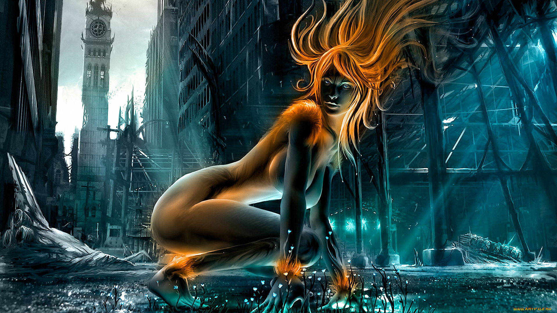 feral, nova, фэнтези, девушки