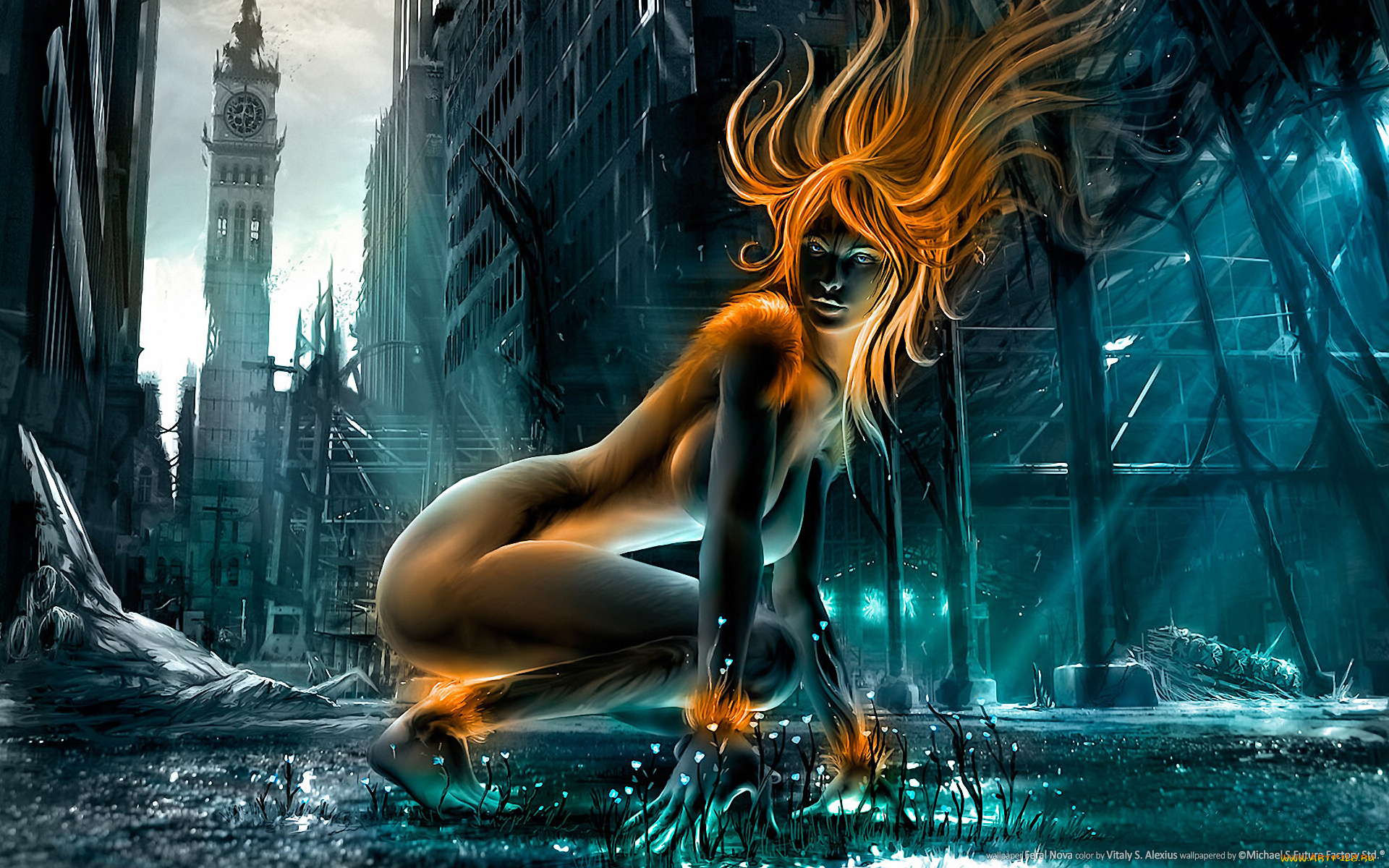 feral, nova, фэнтези, девушки