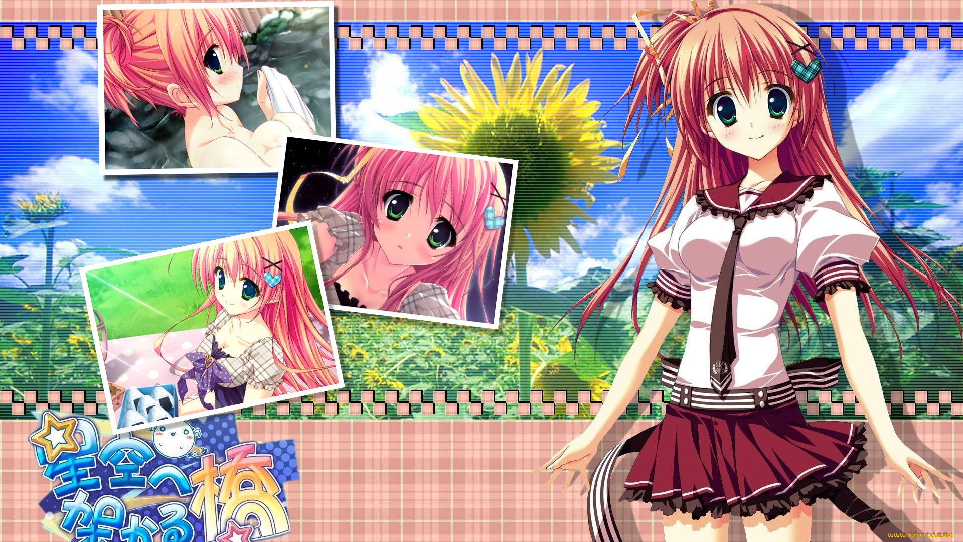 аниме, hoshizora, kakaru, hashi, bridge, to, the, sky