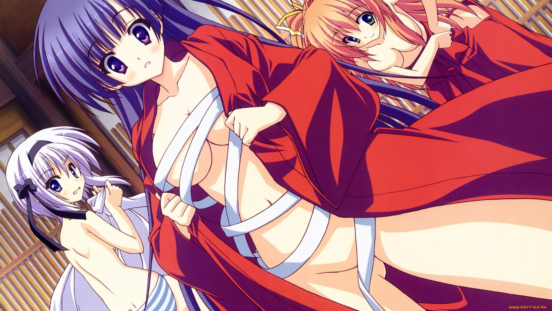 аниме, hoshizora, kakaru, hashi, bridge, to, the, sky