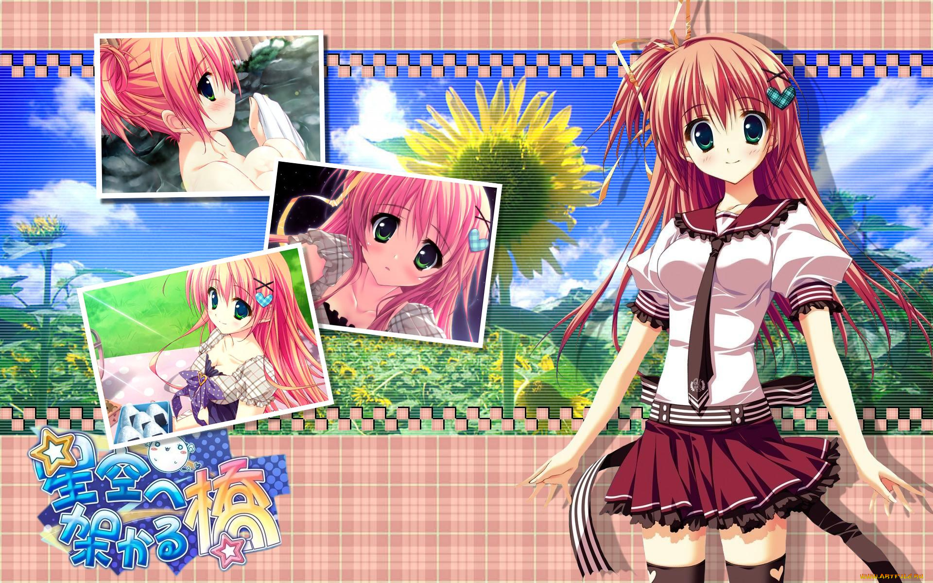 аниме, hoshizora, kakaru, hashi, bridge, to, the, sky