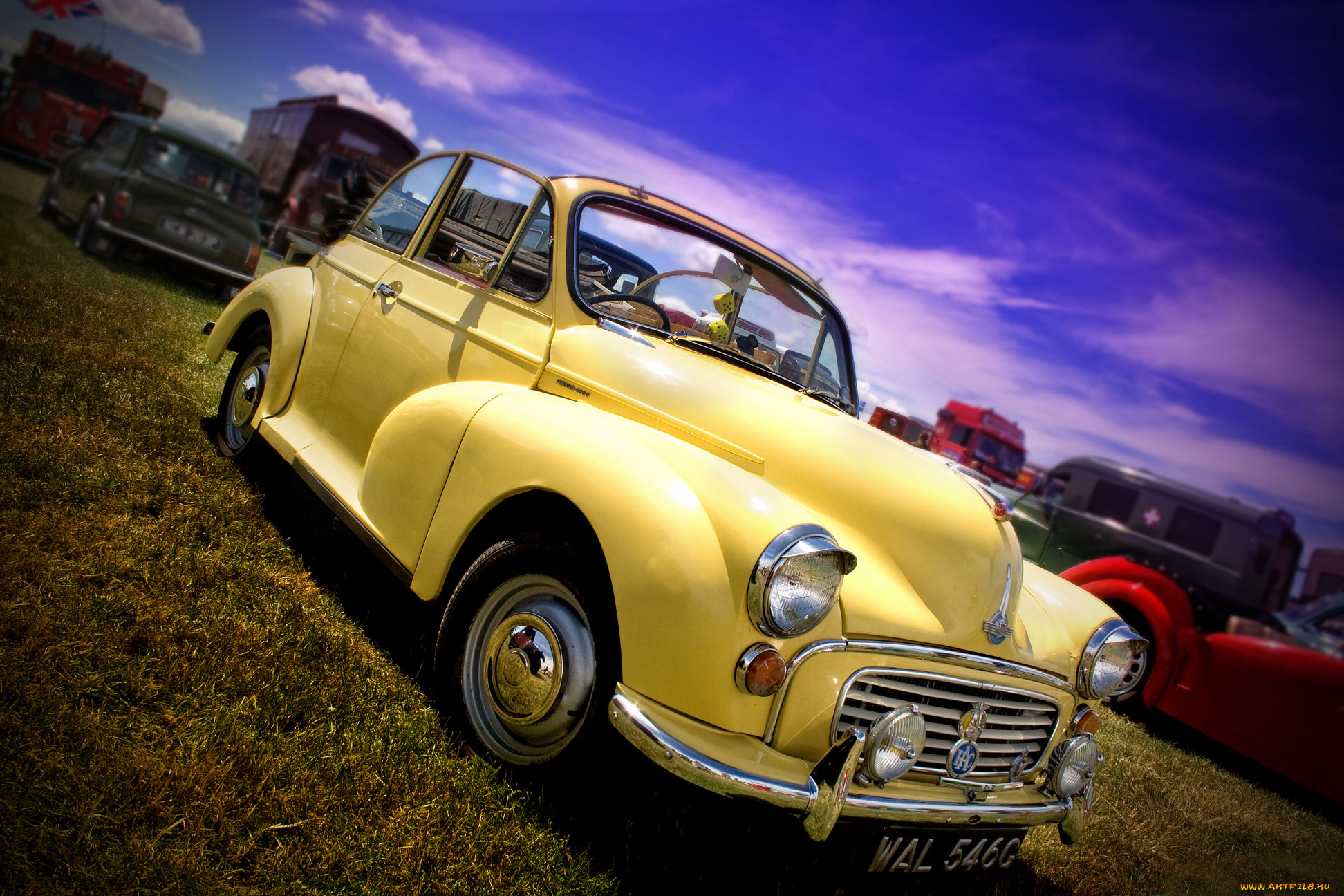 автомобили, выставки, уличные, фото, morris, анемон, лиловый, сон-трава, прострел