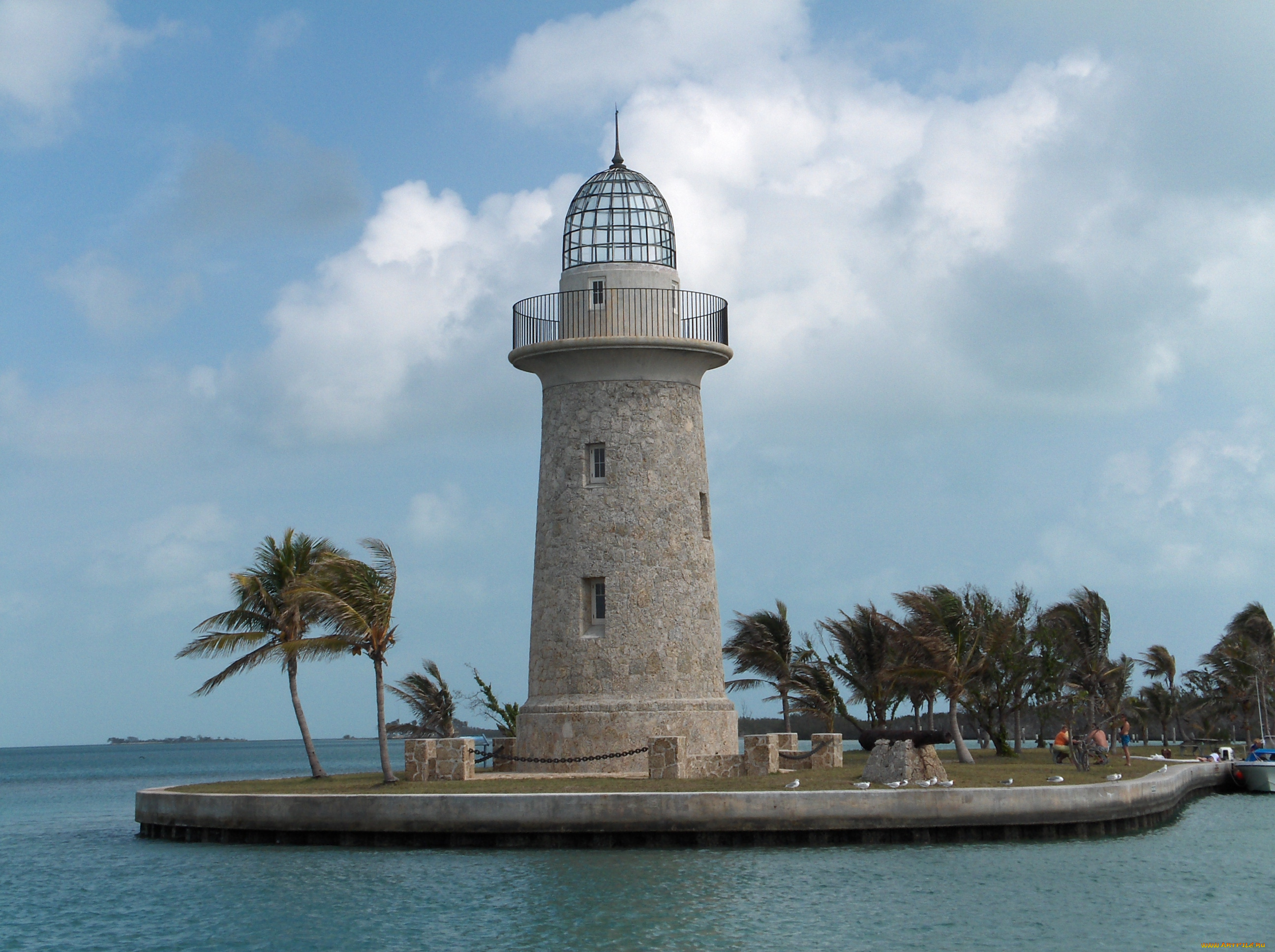 природа, маяки, usa, florida, biscayne, national, park