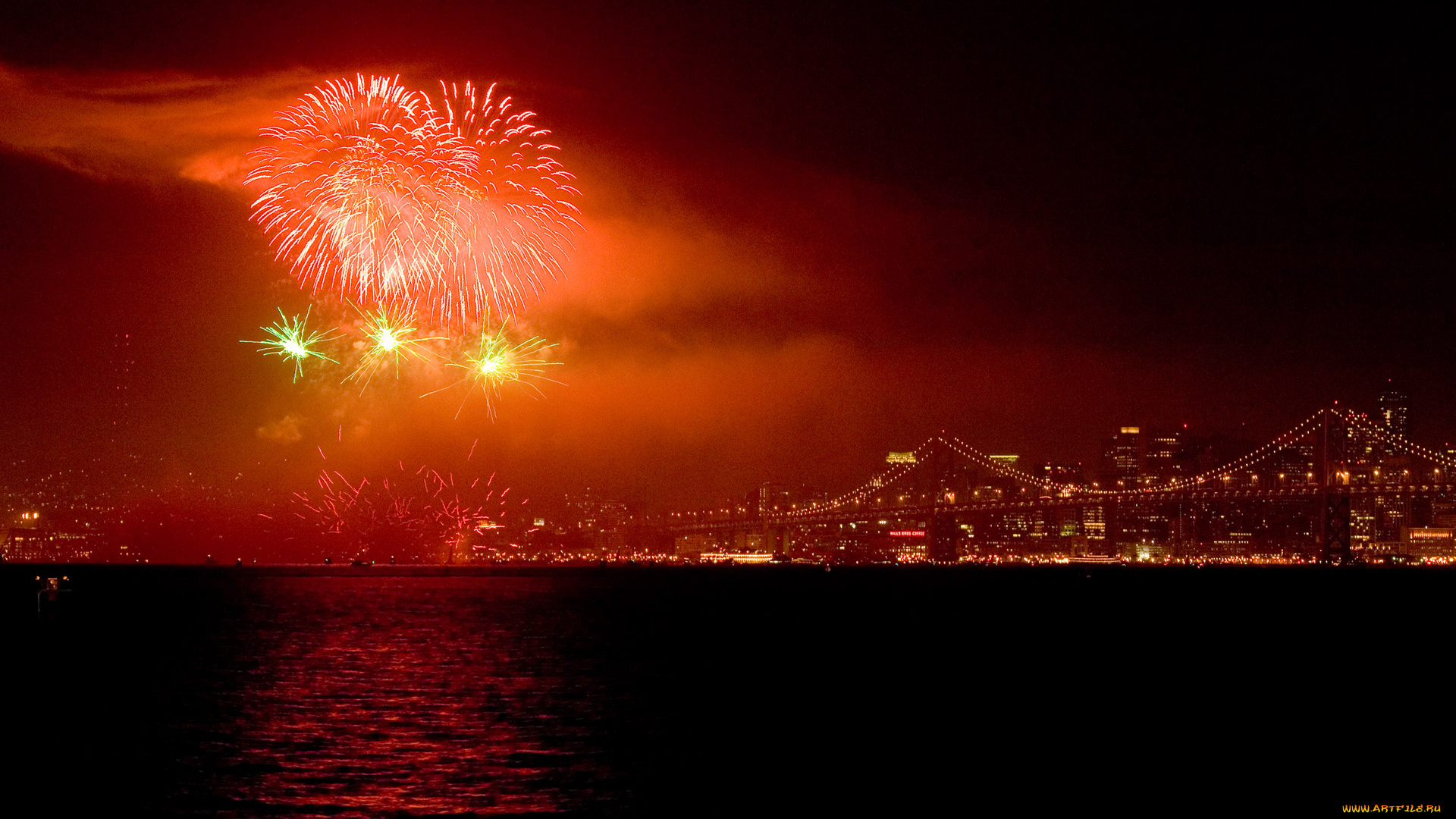 fireworks, разное, салюты, фейерверки, ночь, фейерверк