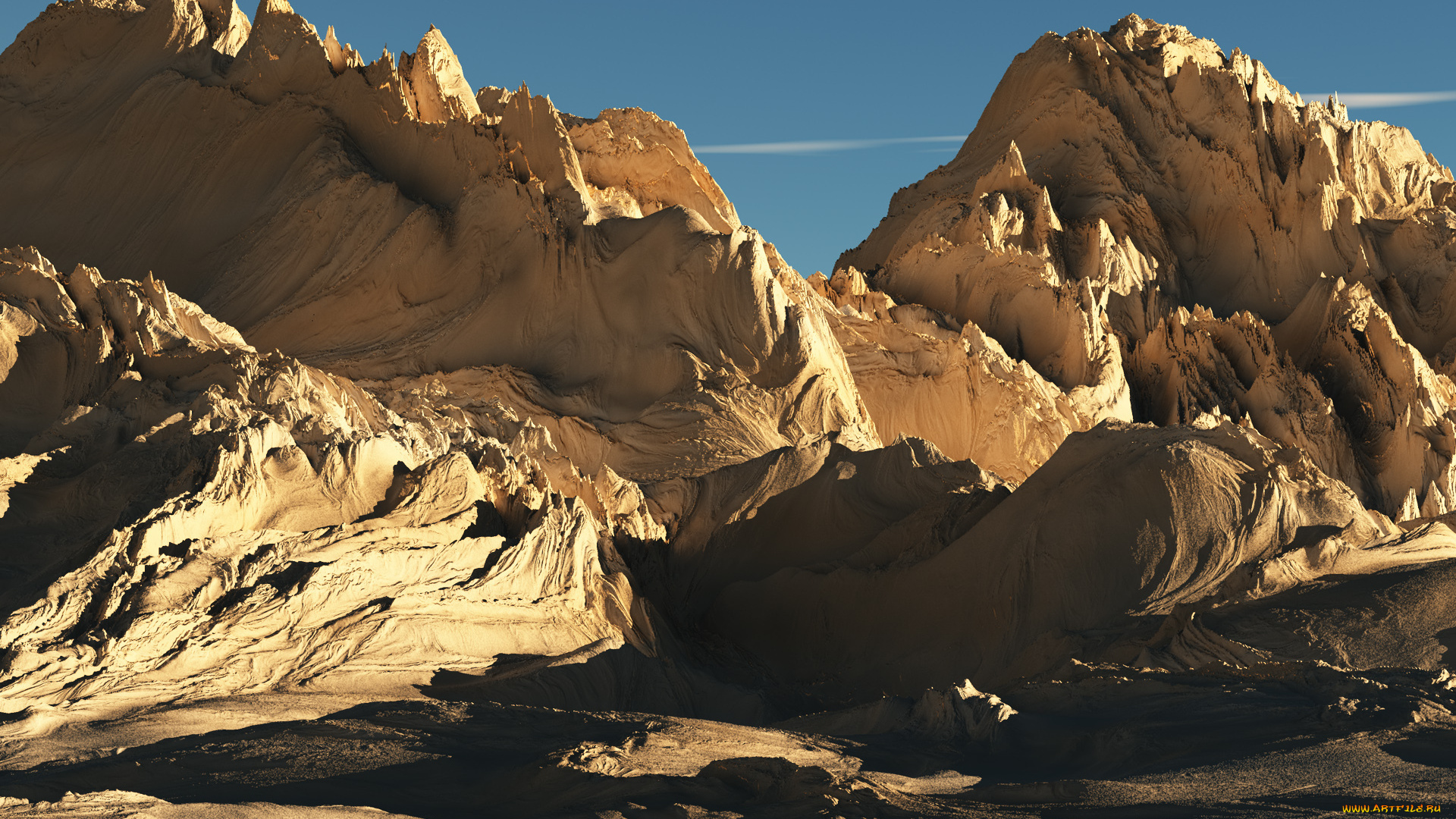 природа, горы, скалы, вершины, долина